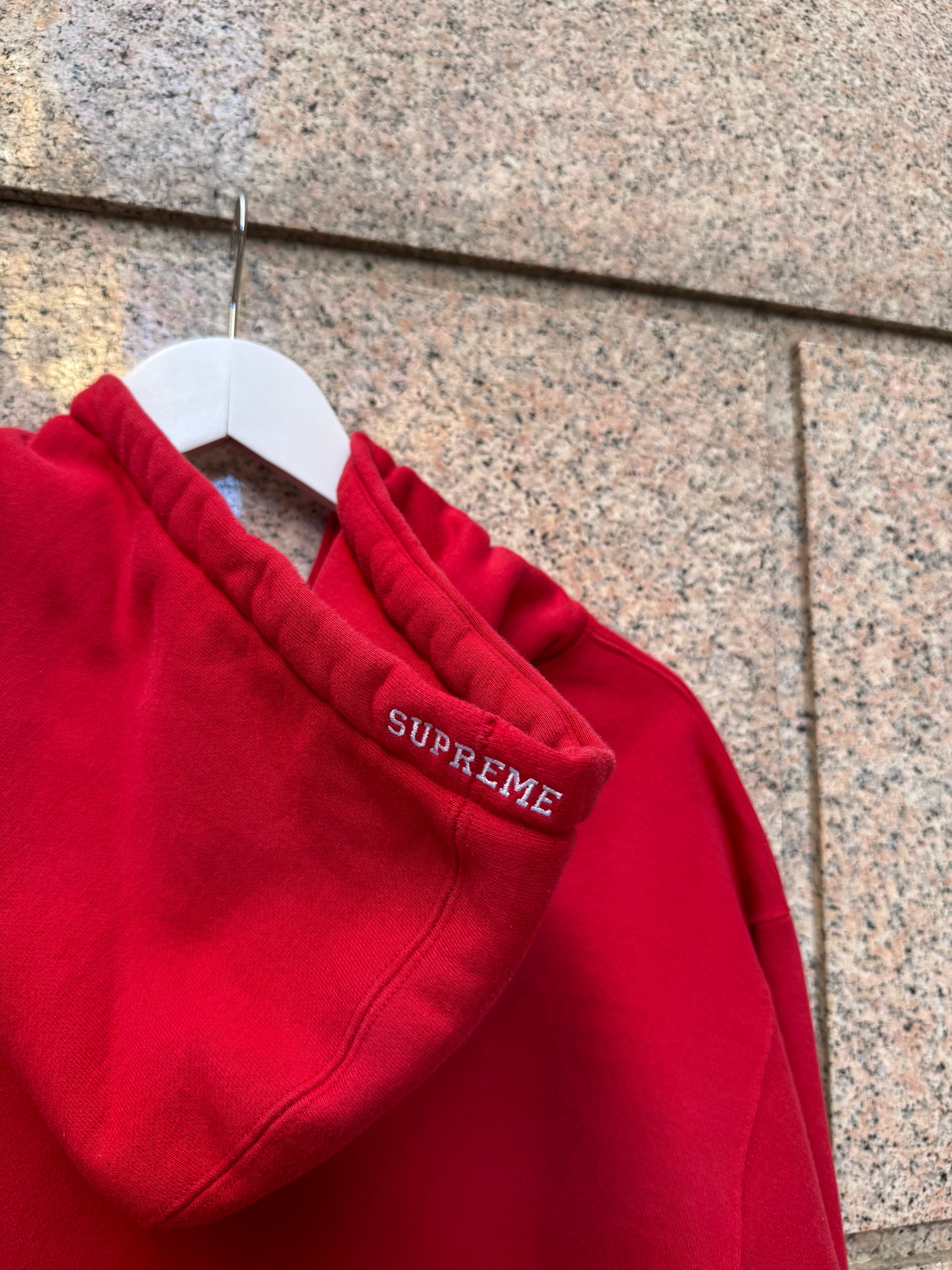 Supreme X NIke Hoodie Red - L (USED)