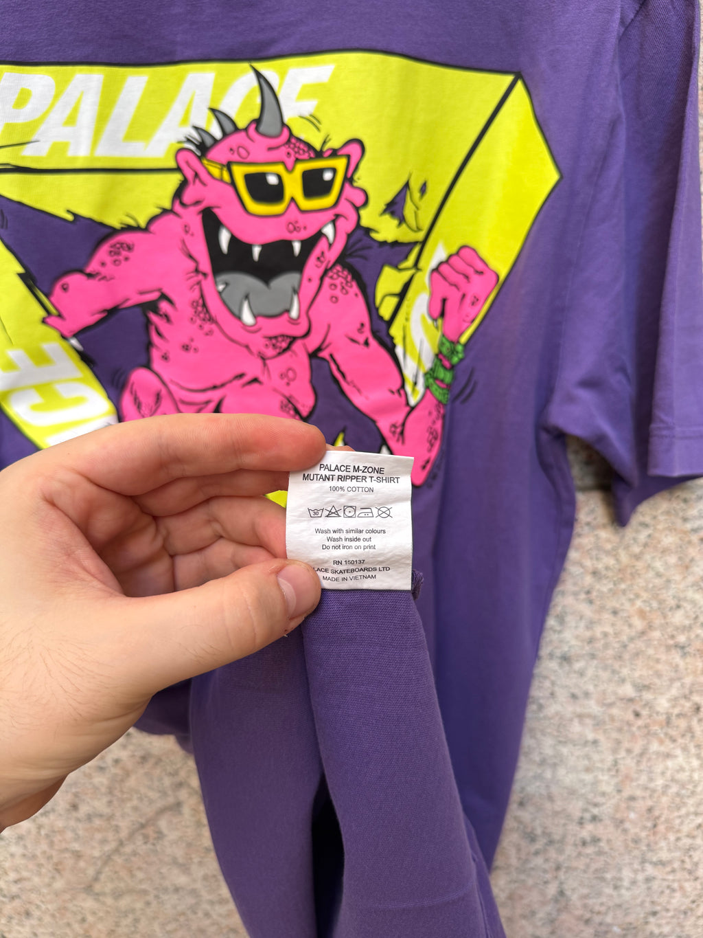 Palace M-Zone Mutant Ripper T-Shirt - S (USED)