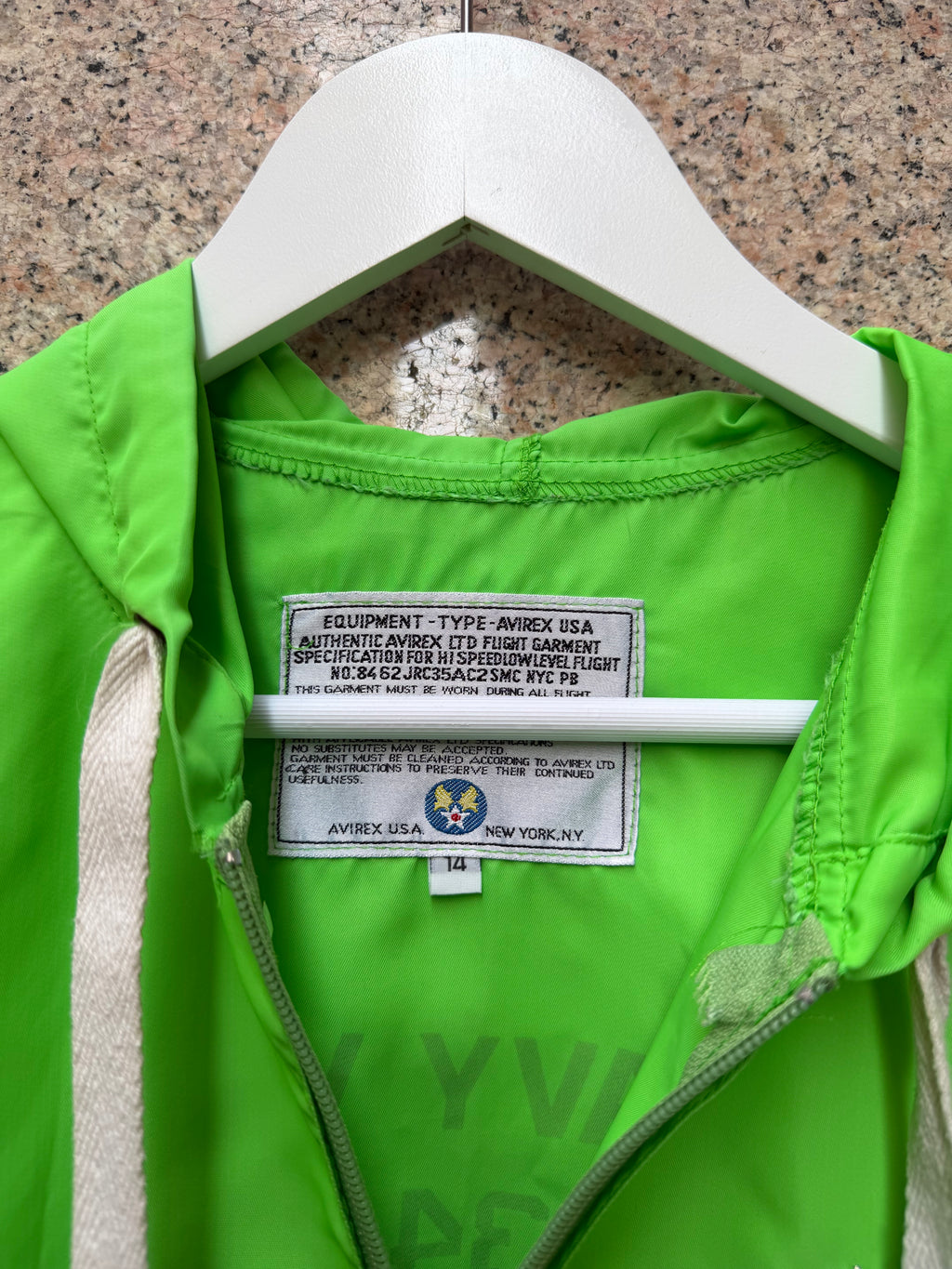 Avirex Green Light Jacket - 14Y (USED)