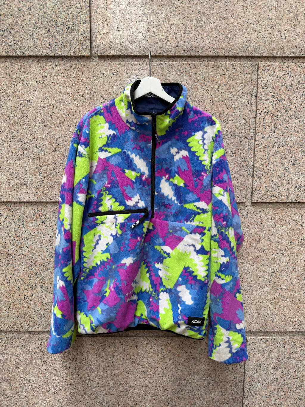 Palace Warper Reversibile Fleece Navy - L (USED)