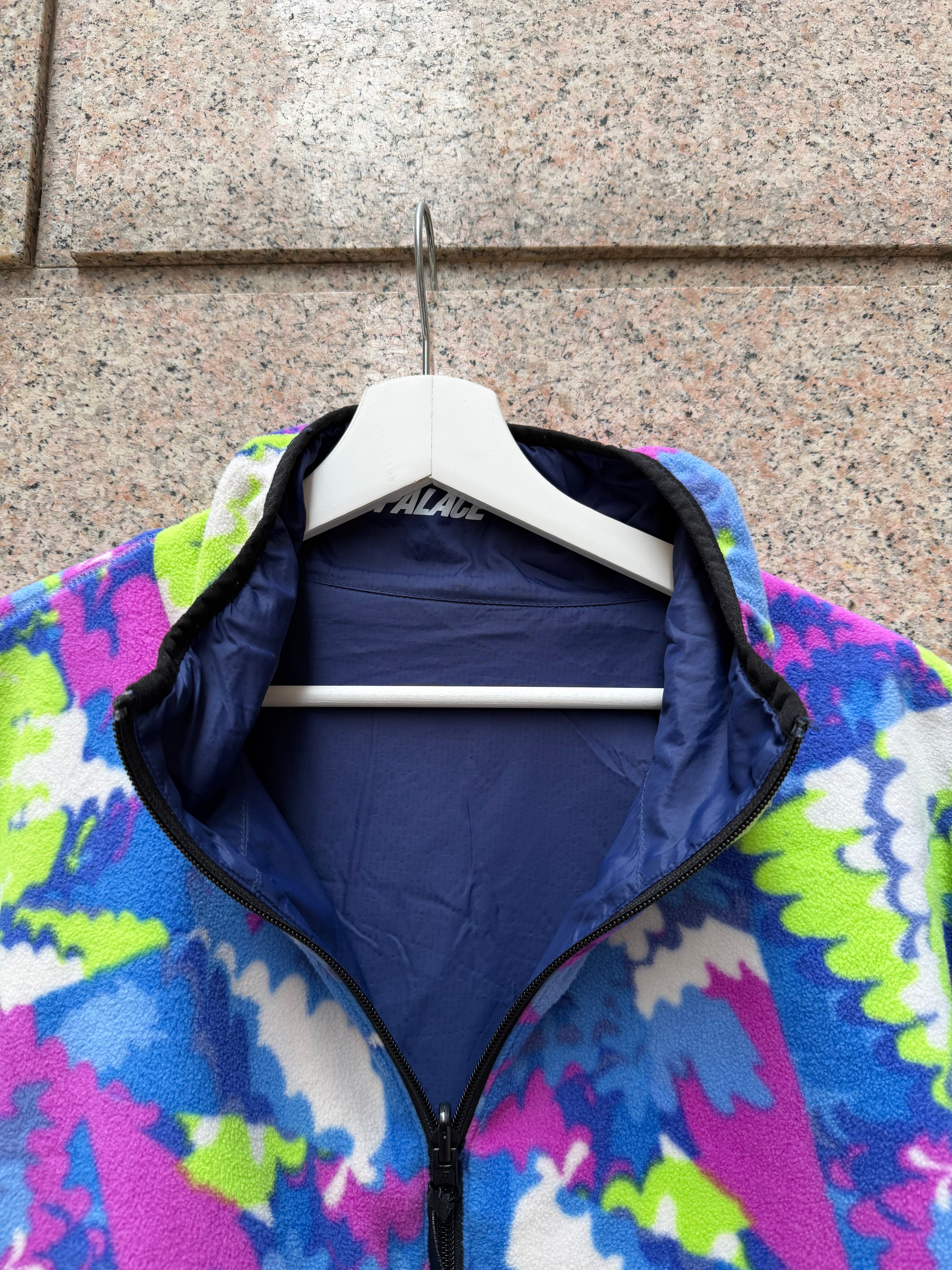 Palace Warper Reversibile Fleece Navy - L (USED)