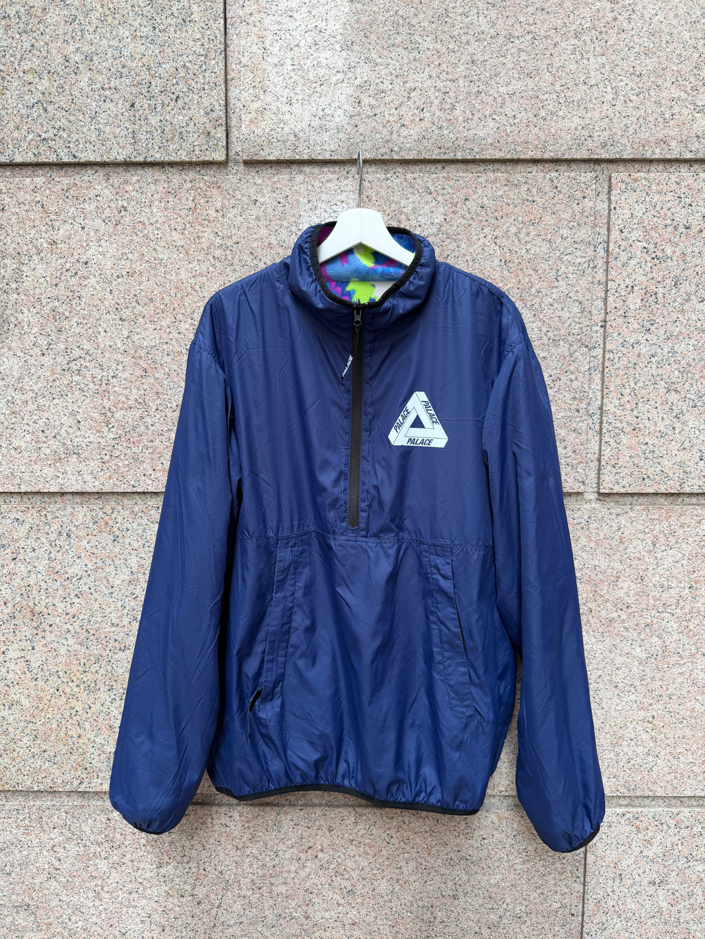 Palace Warper Reversibile Fleece Navy - L (USED)