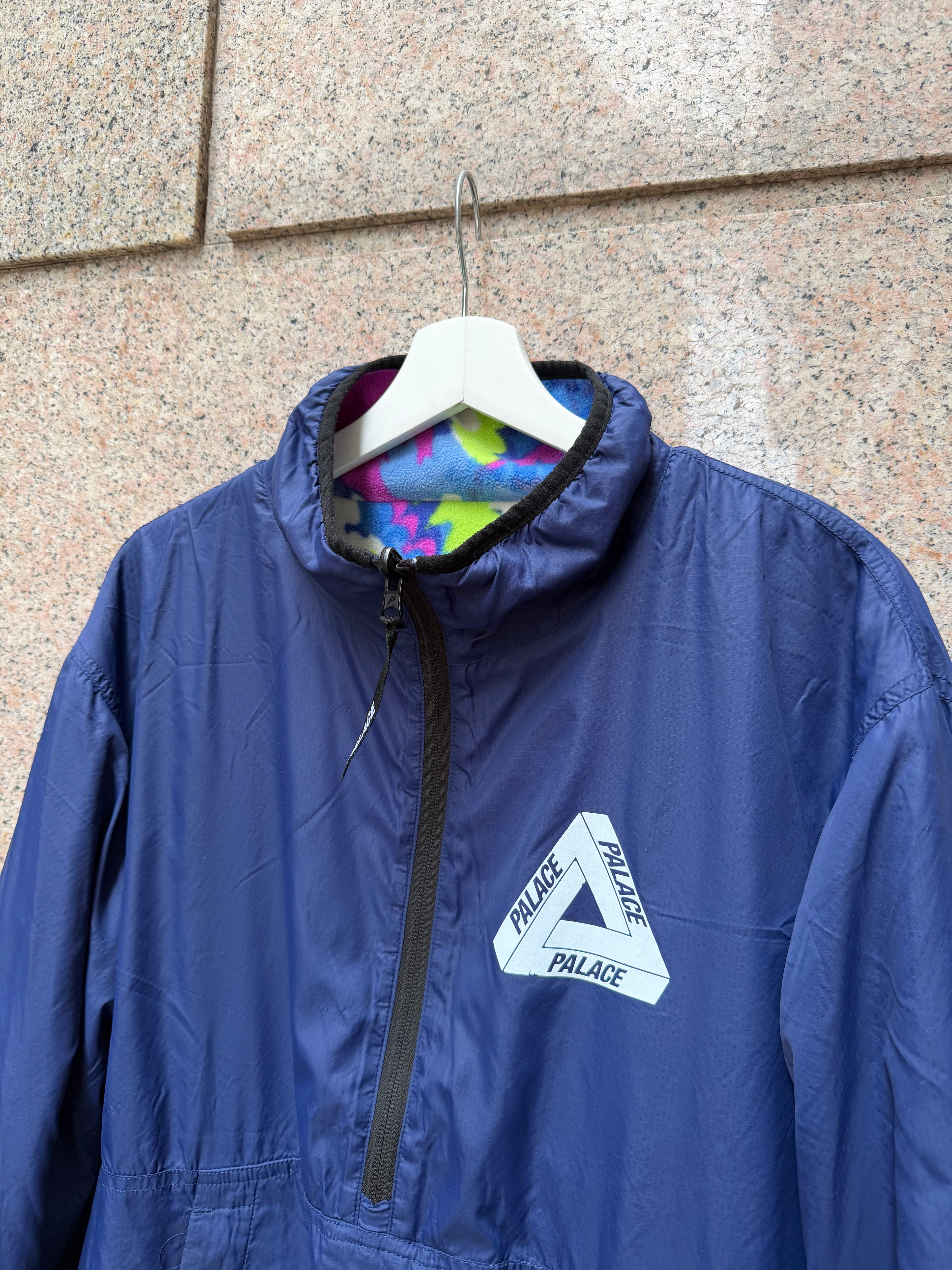 Palace Warper Reversibile Fleece Navy - L (USED)
