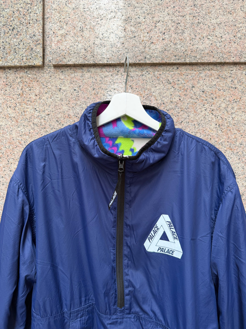 Palace Warper Reversibile Fleece Navy - L (USED)