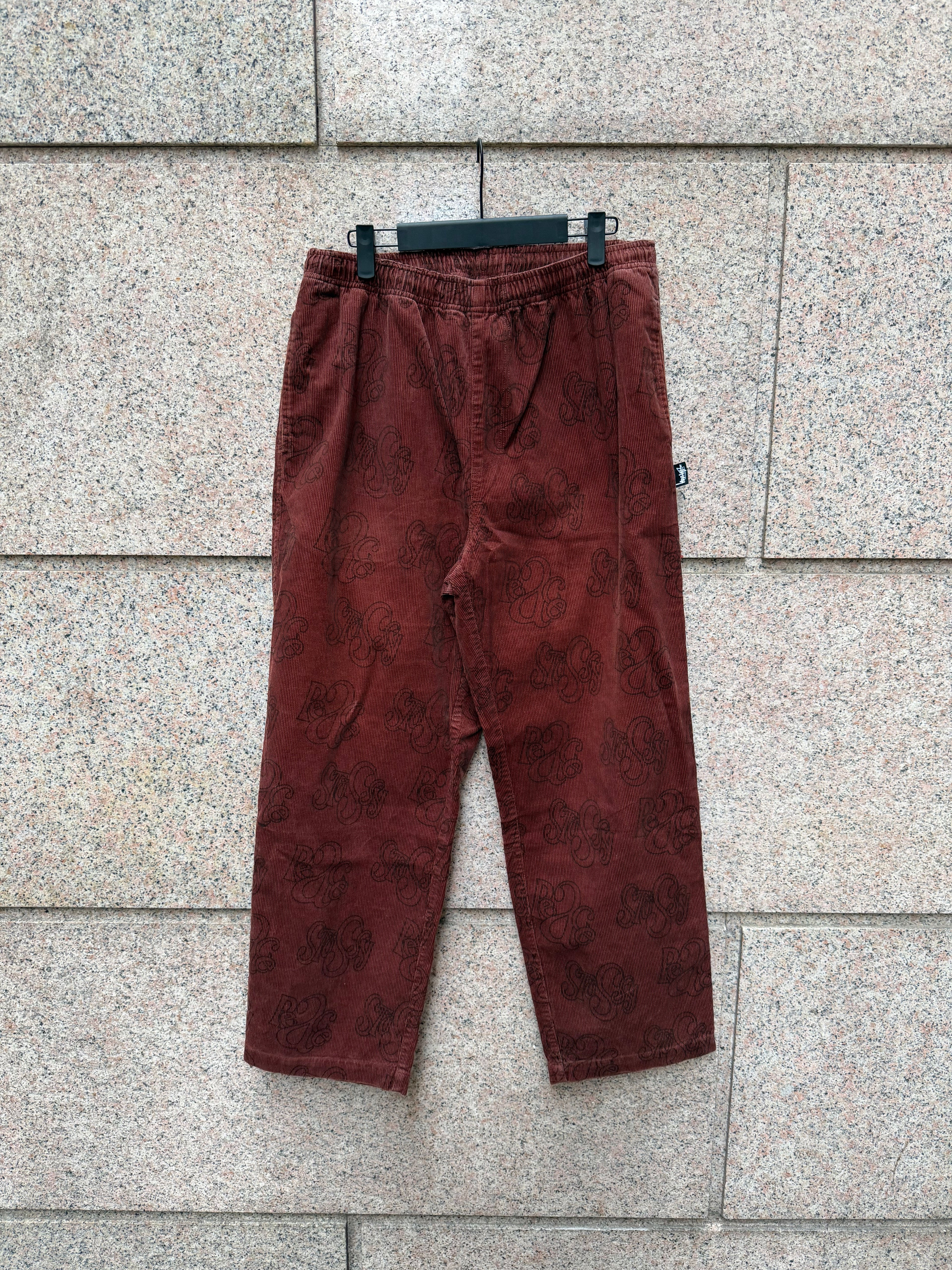 Stussy Brown Velvet Pants - M (USED)