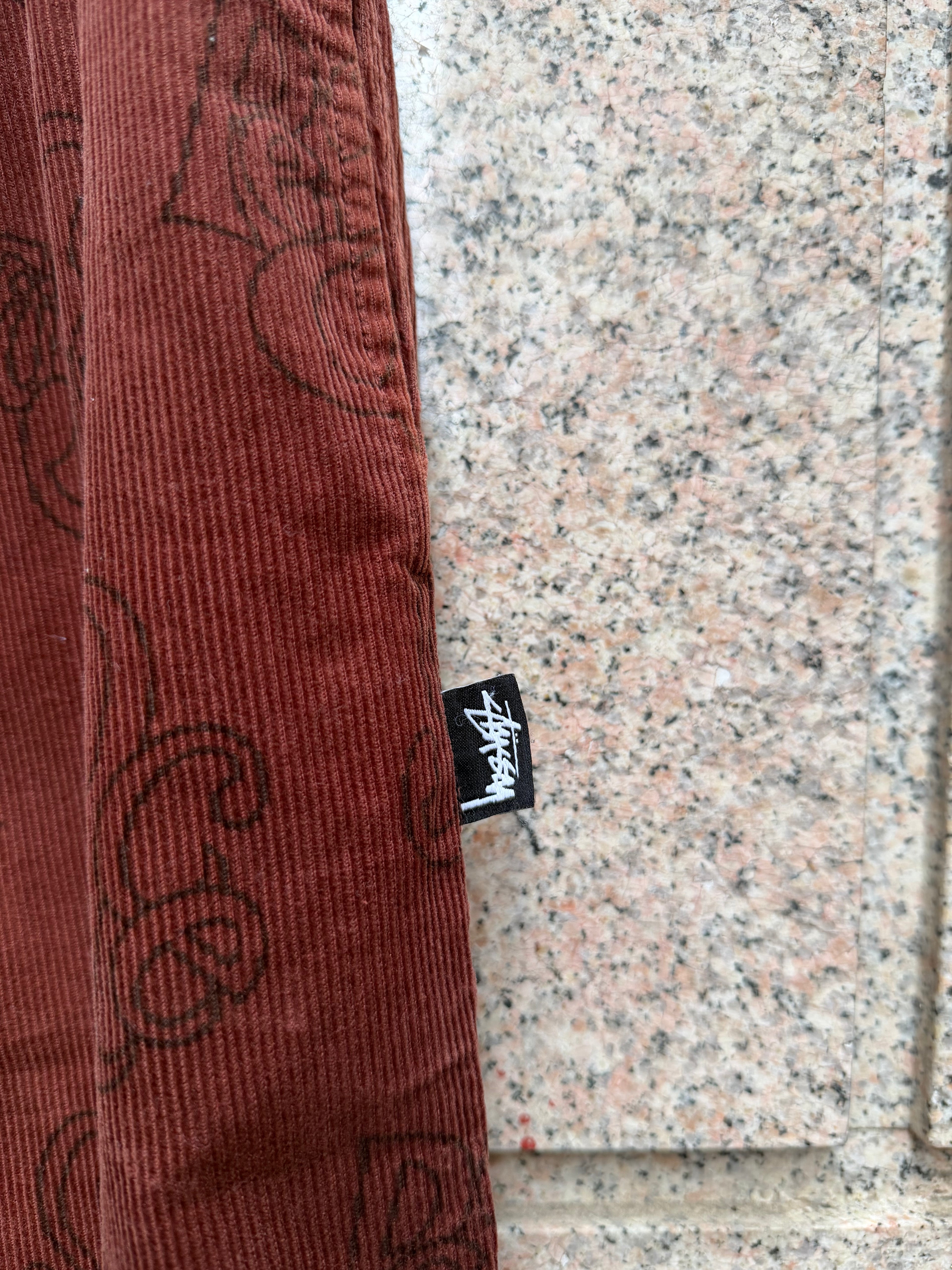 Stussy Brown Velvet Pants - M (USED)
