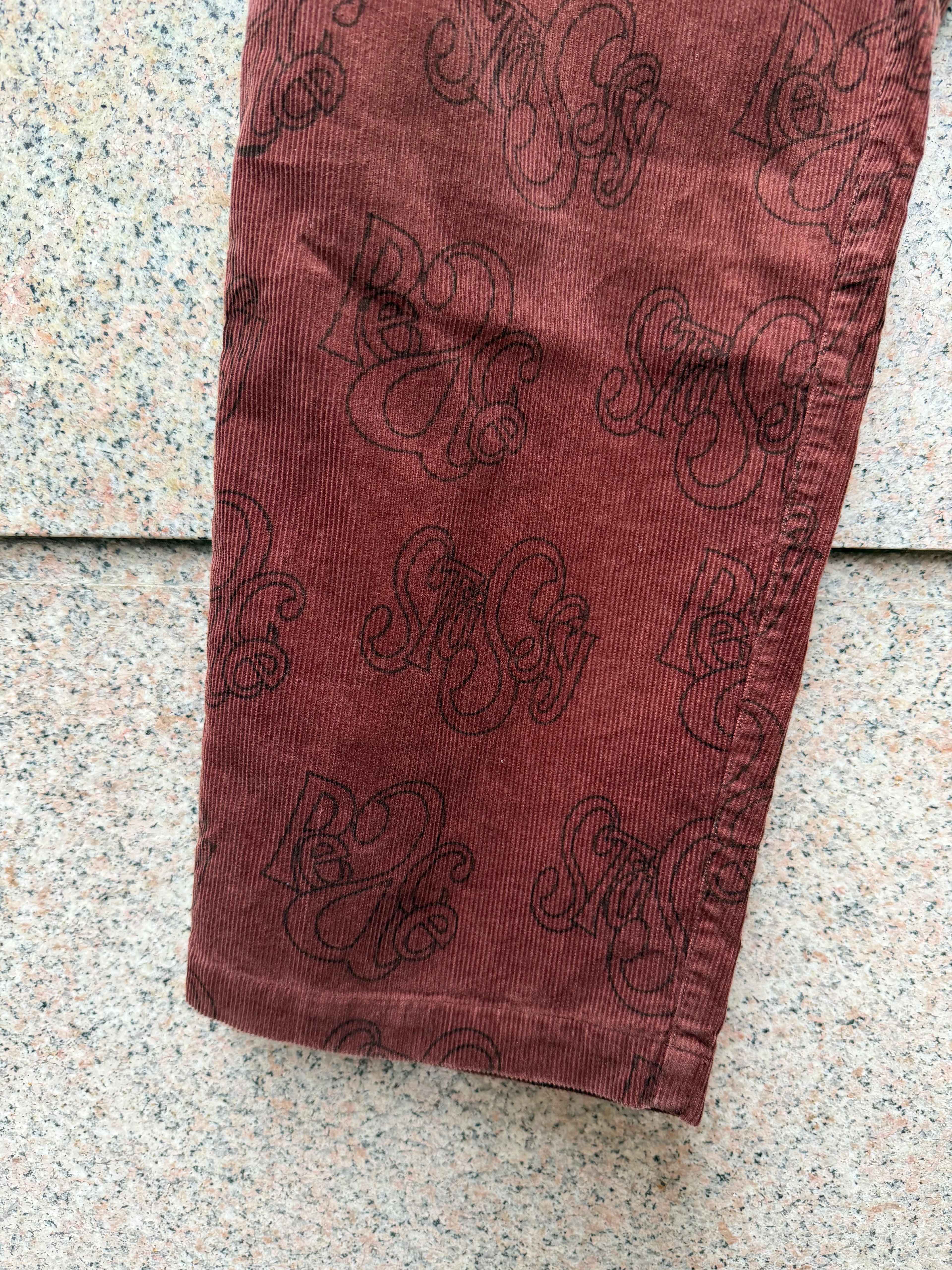 Stussy Brown Velvet Pants - M (USED)