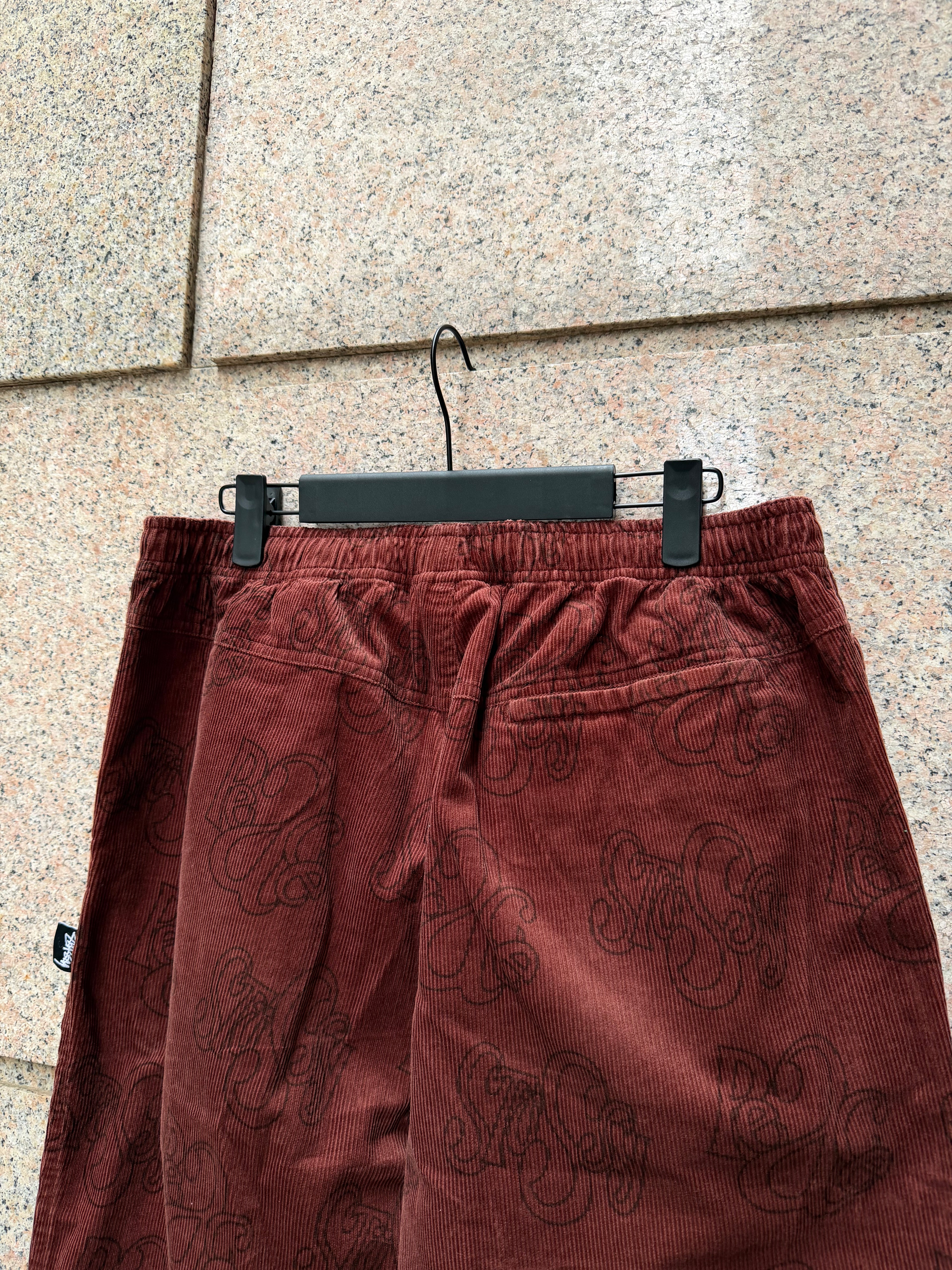 Stussy Brown Velvet Pants - M (USED)