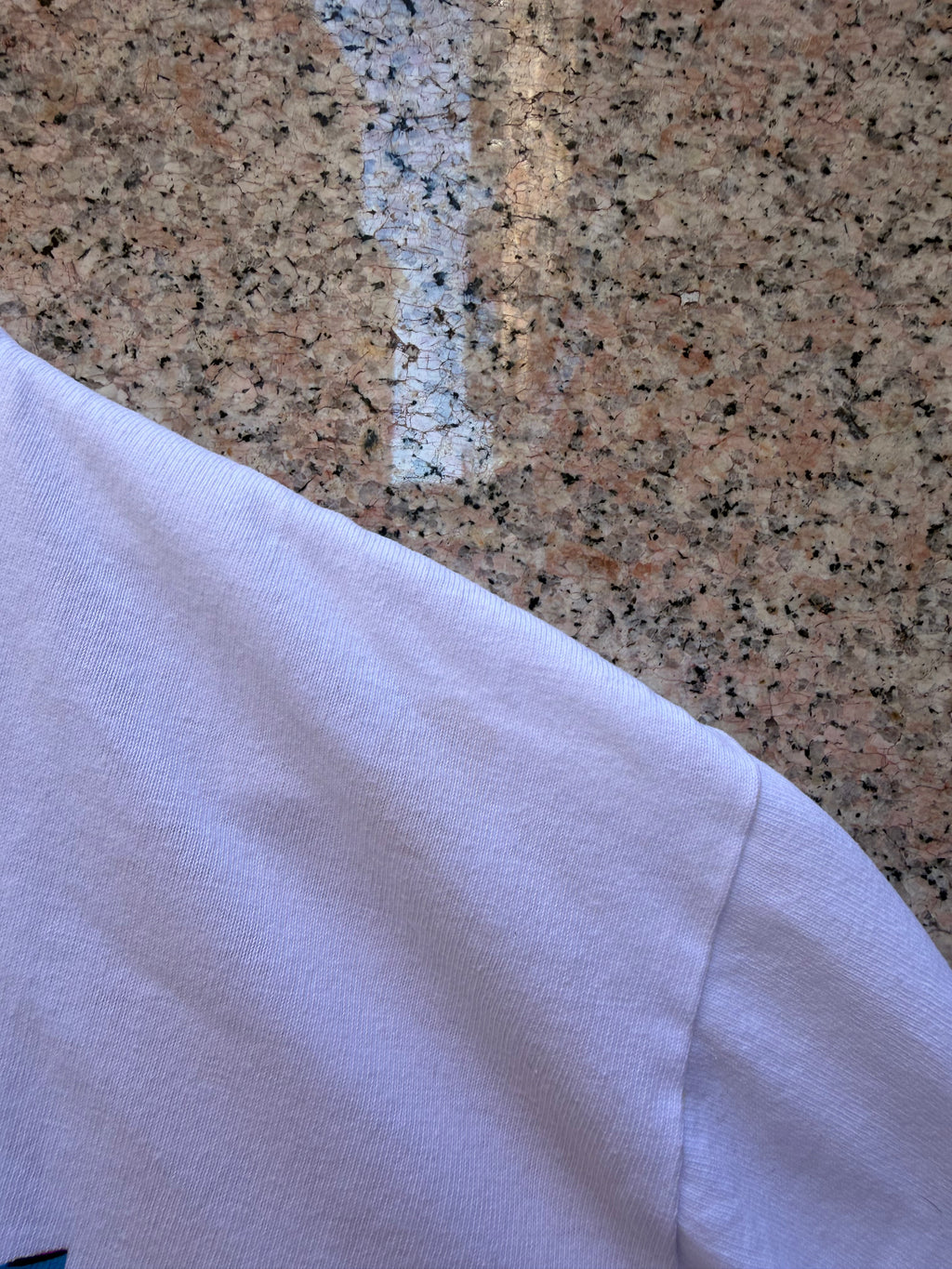 A Bathing Ape Bape Star Logo Multi White T-Shirt L (USED)