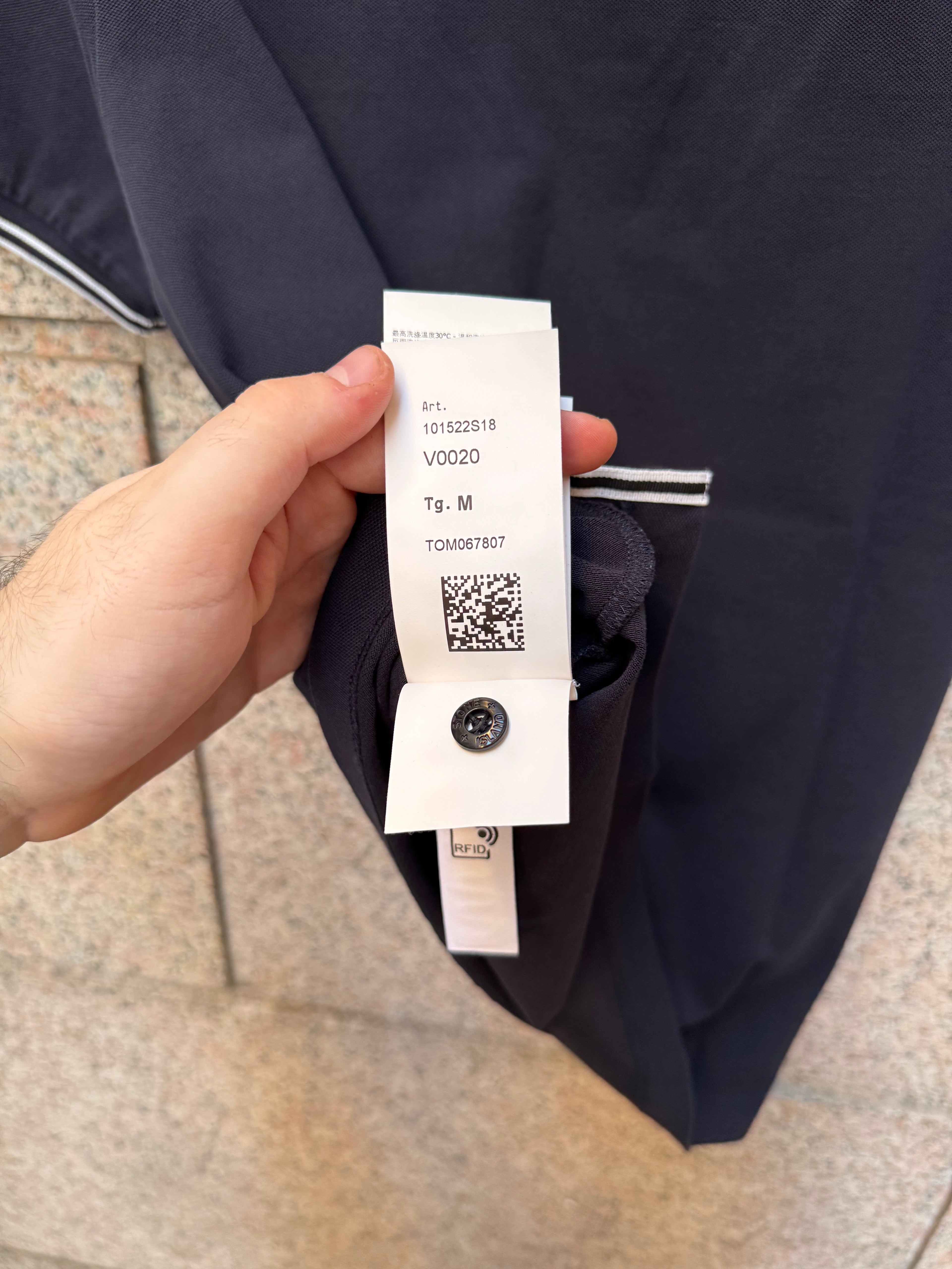 Stone Island Polo Navy - M (USED)