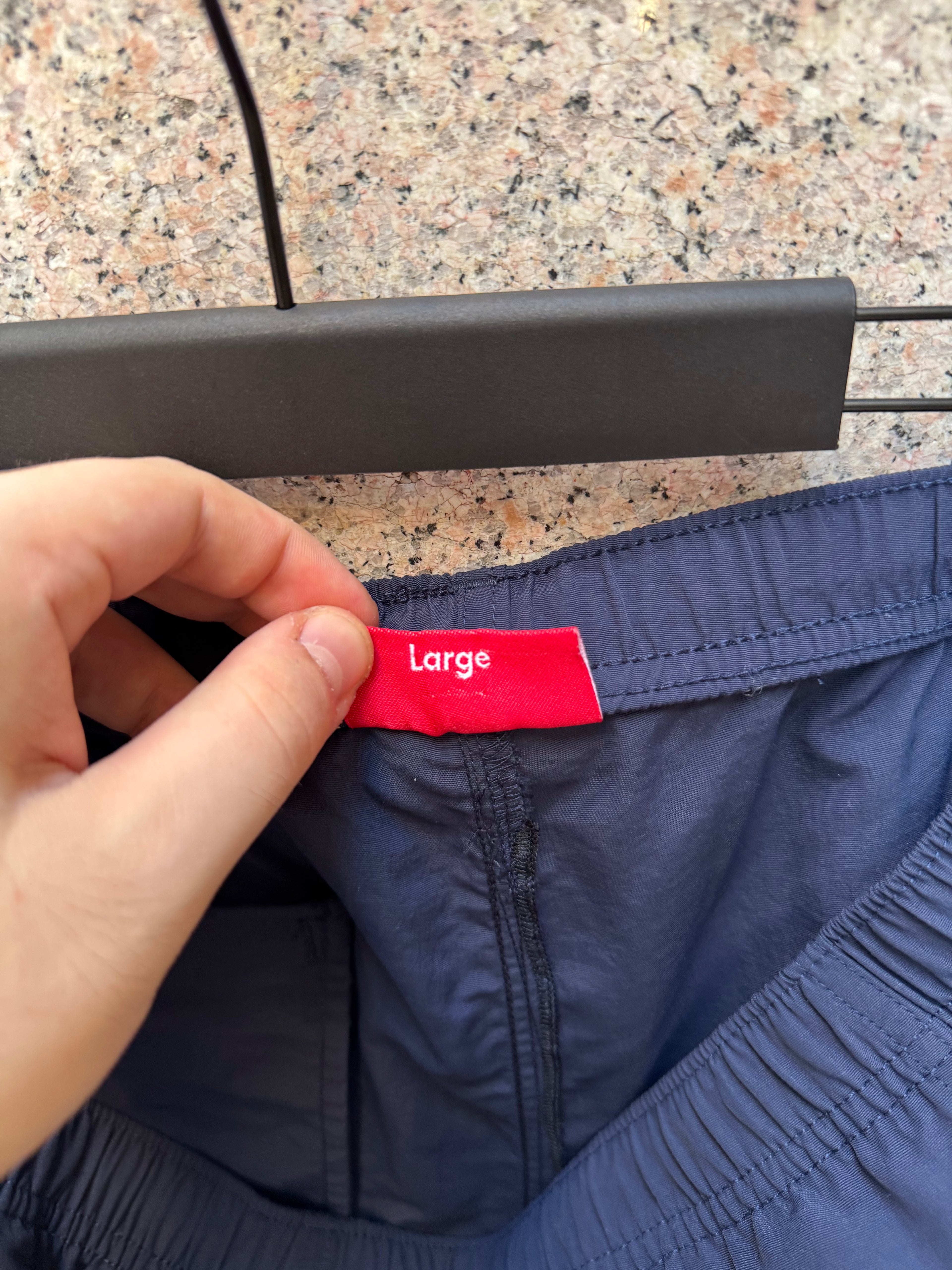 Supreme Track Pants Navy - L (USED)