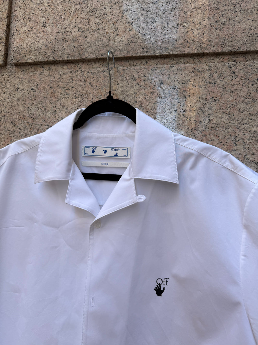 Off-White White Shirt Mens - XL (USED)