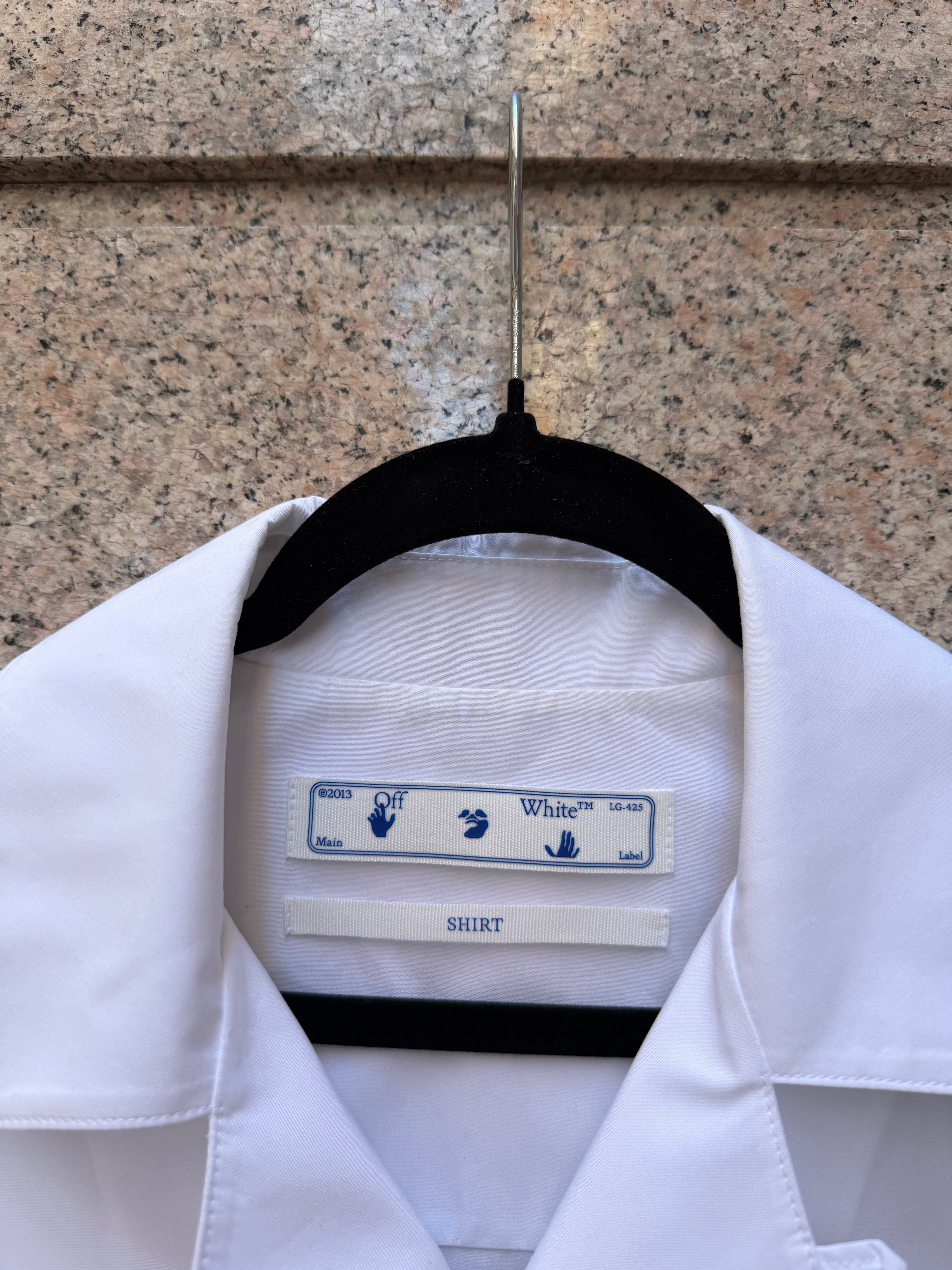 Off-White White Shirt Mens - XL (USED)
