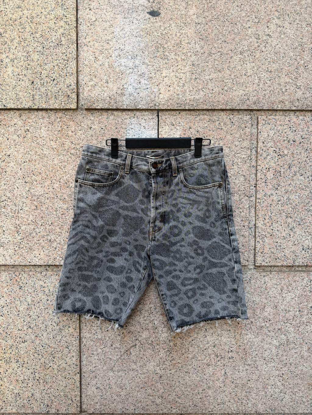 Saint Laurent Paris Short Leopard - 30 (USED)