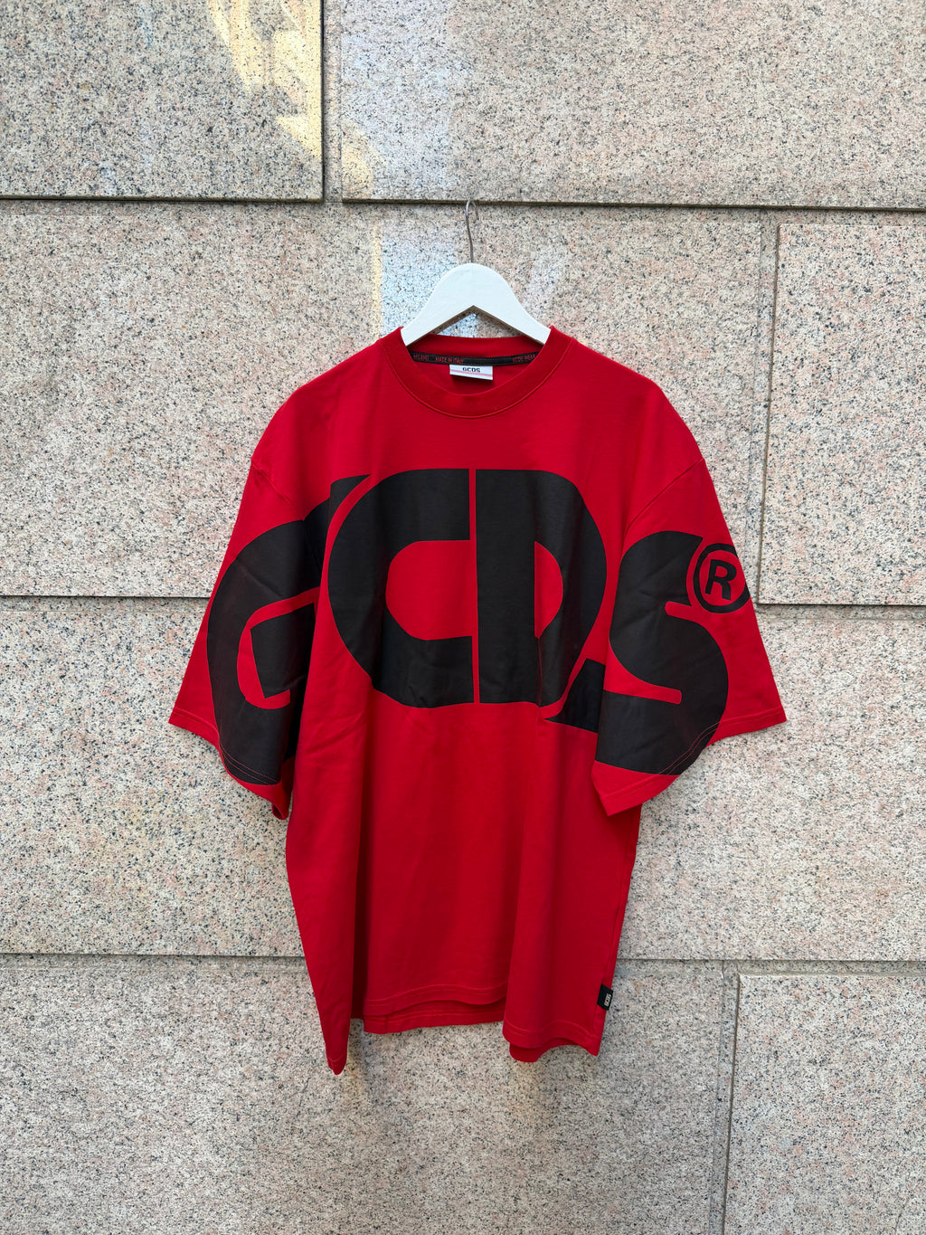 GCDS Big Logo Red T-Shirt - XL (USED)