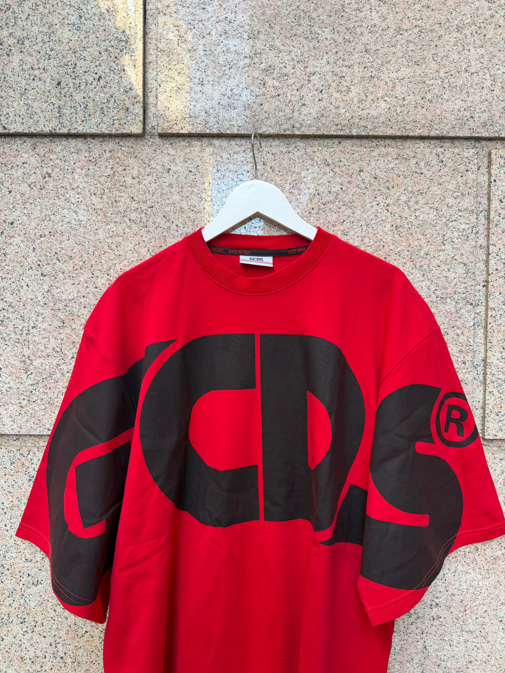 GCDS Big Logo Red T-Shirt - XL (USED)
