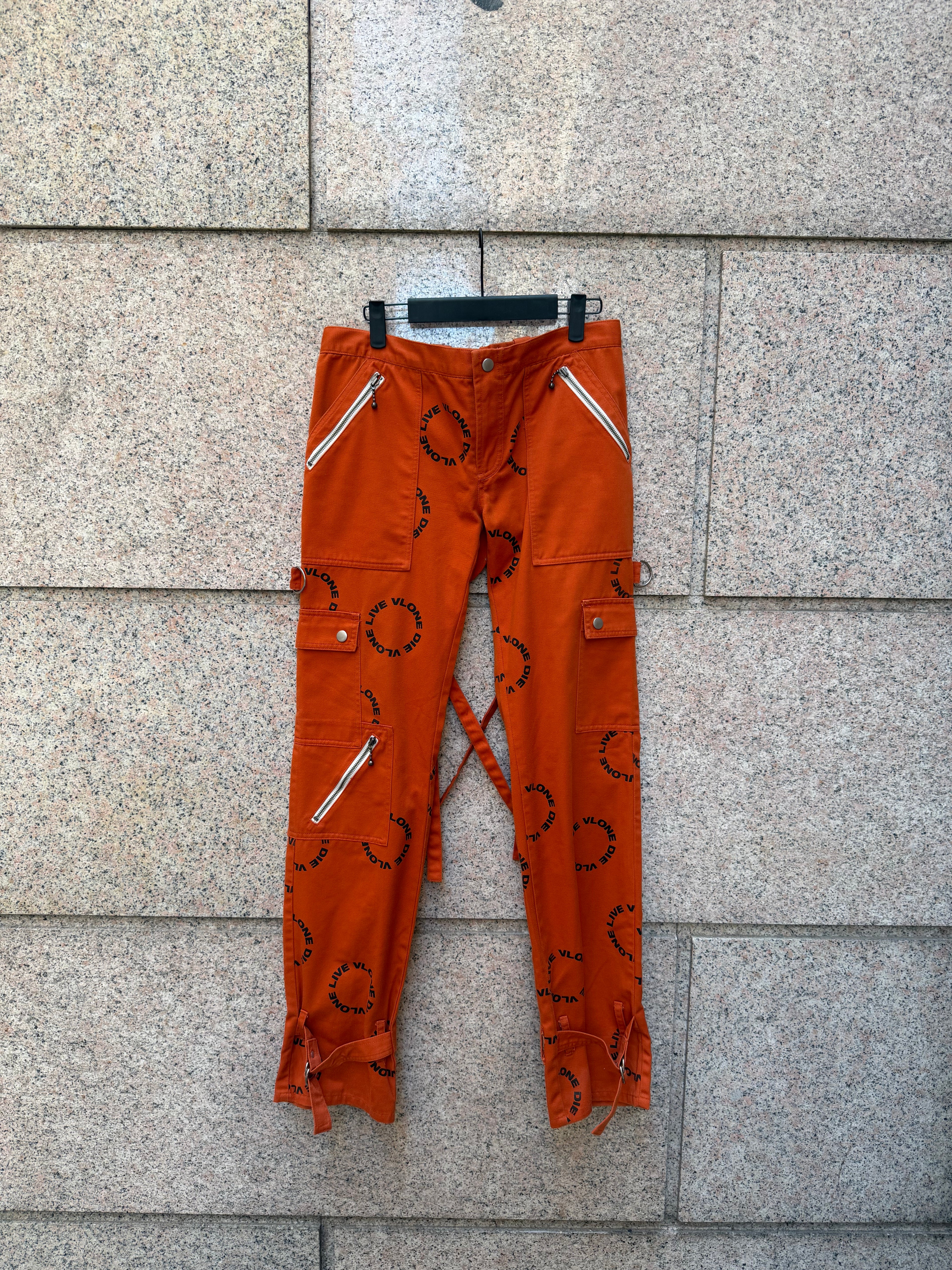 Vlone Orange Bondage Pants  - M (USED)