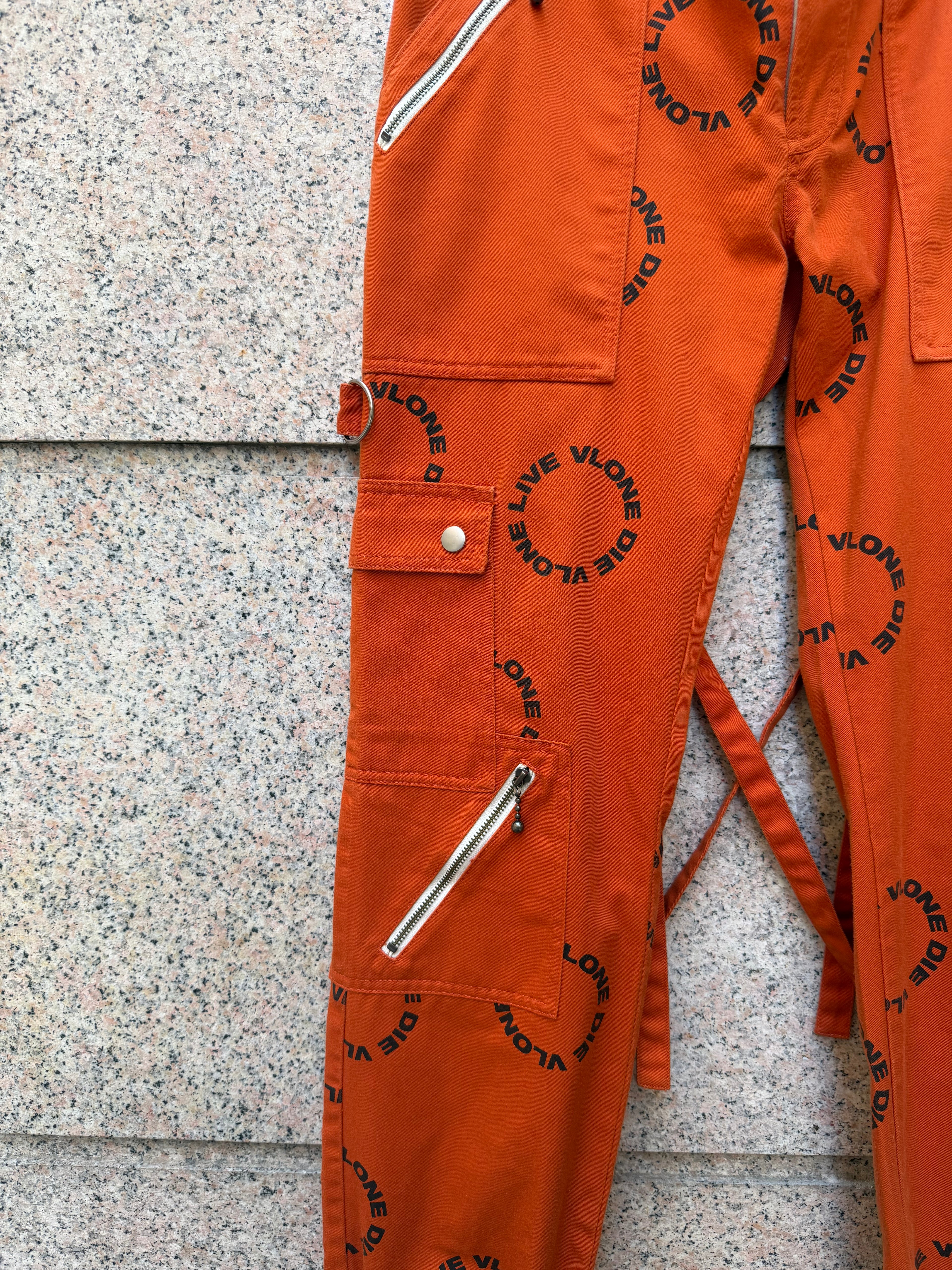 Vlone Orange Bondage Pants  - M (USED)