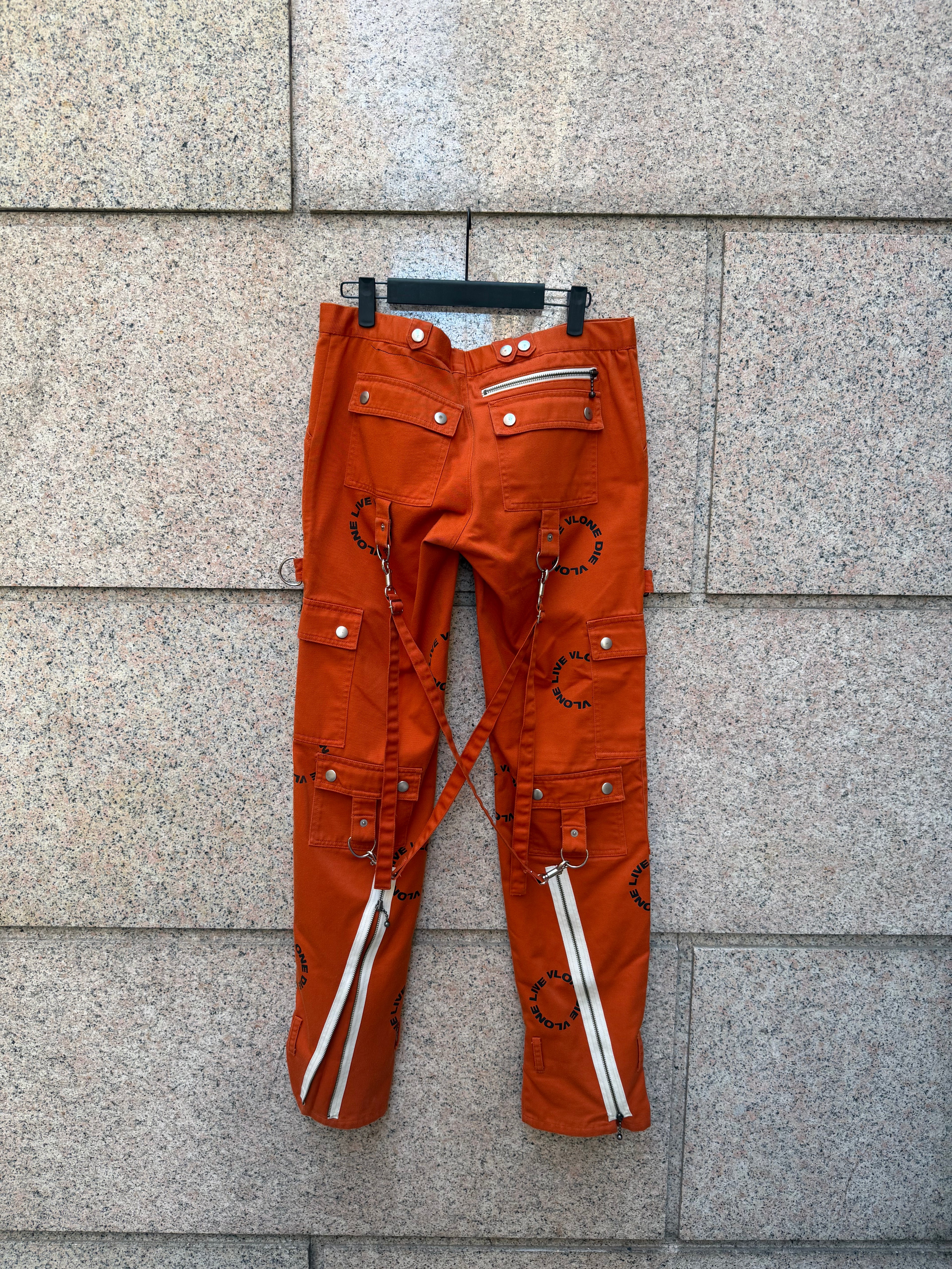 Vlone Orange Bondage Pants  - M (USED)