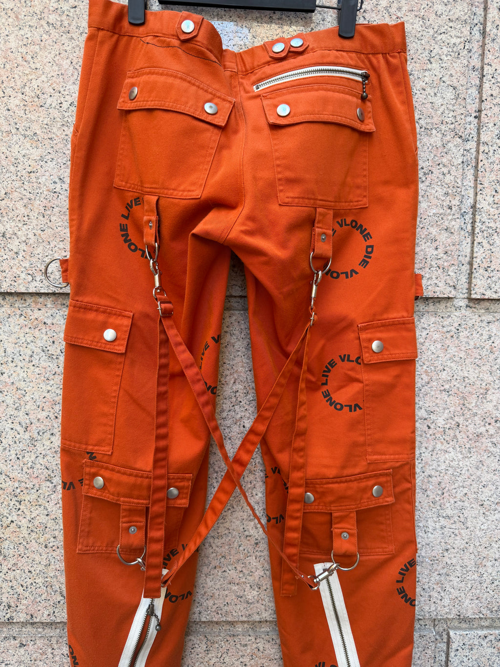 Vlone Orange Bondage Pants  - M (USED)
