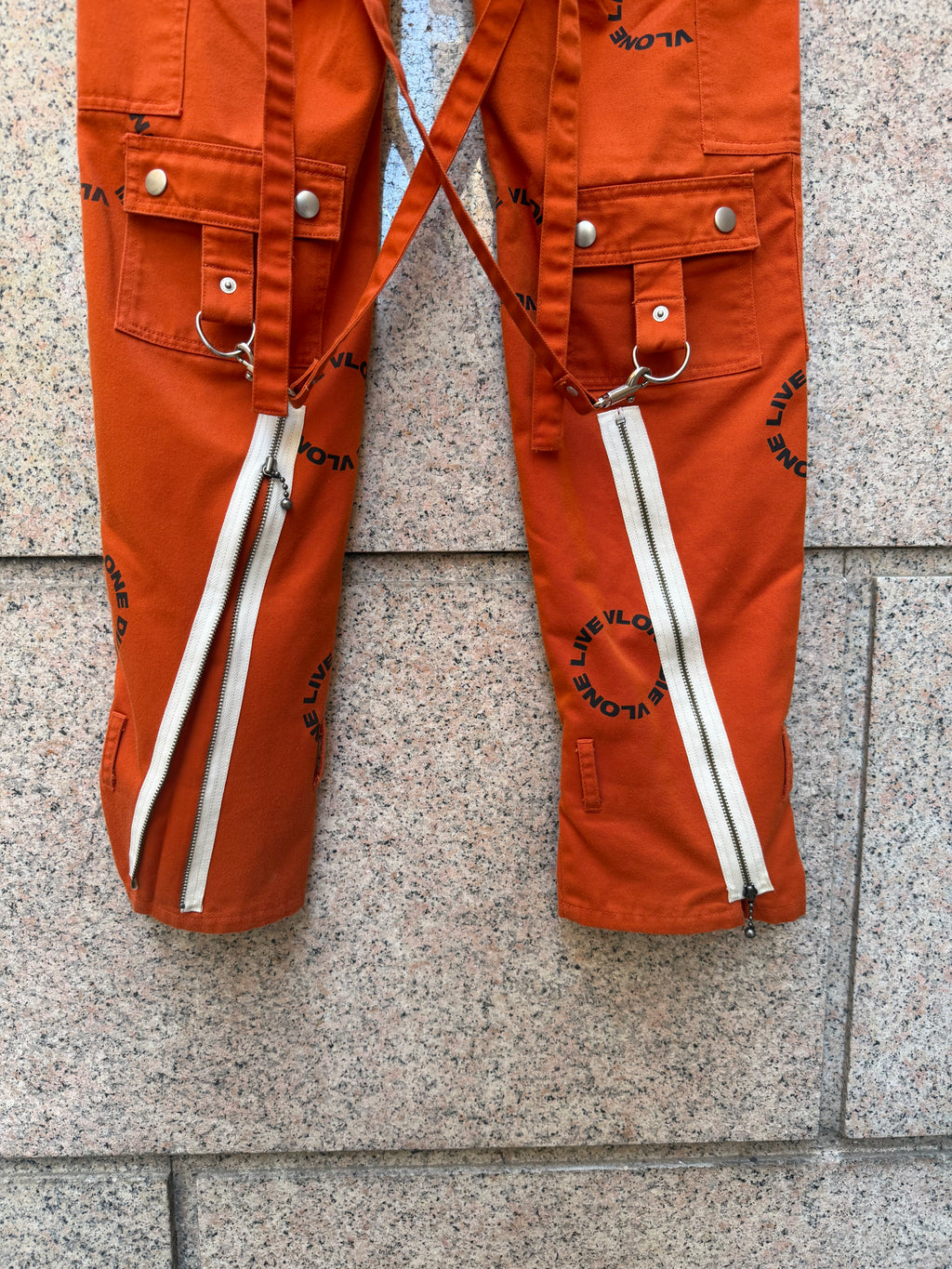 Vlone Orange Bondage Pants  - M (USED)