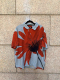 Stussy Halftone Flower Shirt - L (USED)