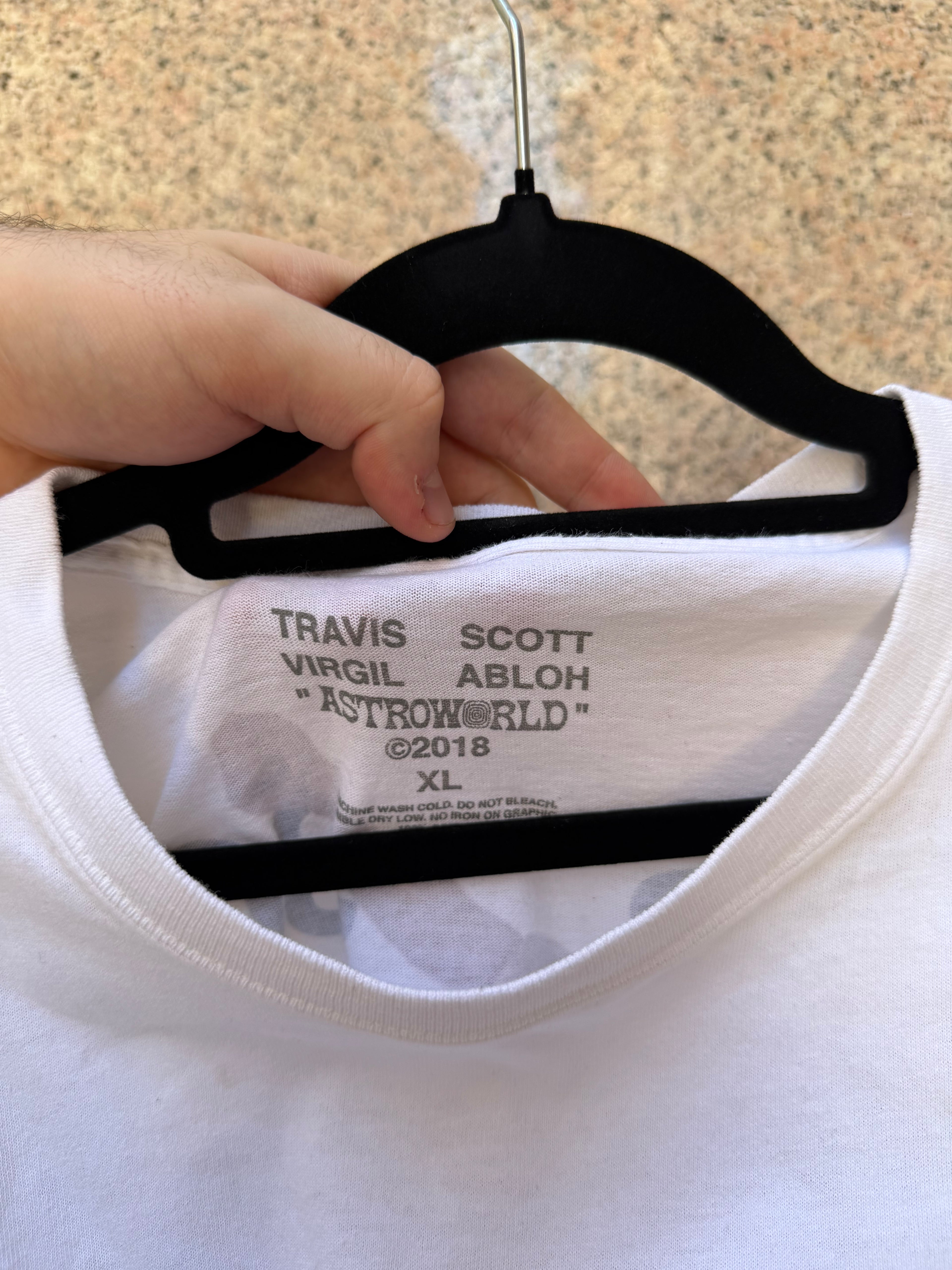 Travis Scott X Virgil Abloh T-shirt J4 - XL (USED)