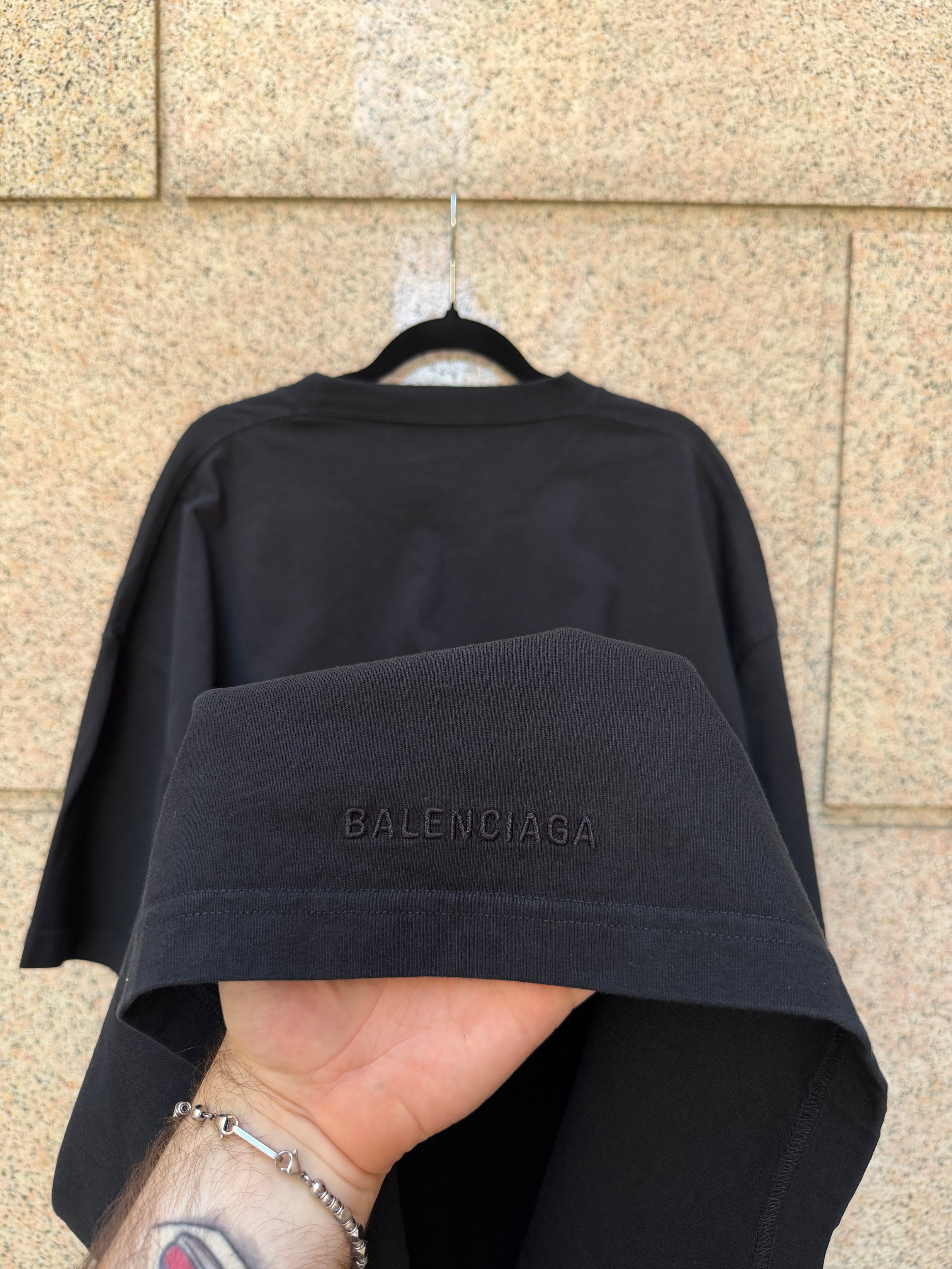 Balenciaga X The Simspon T-Shirt Black Oversize - XL (USED)