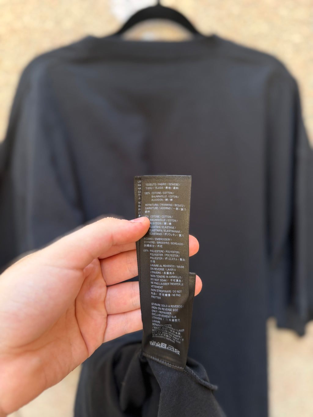Balenciaga X The Simspon T-Shirt Black Oversize - XL (USED)