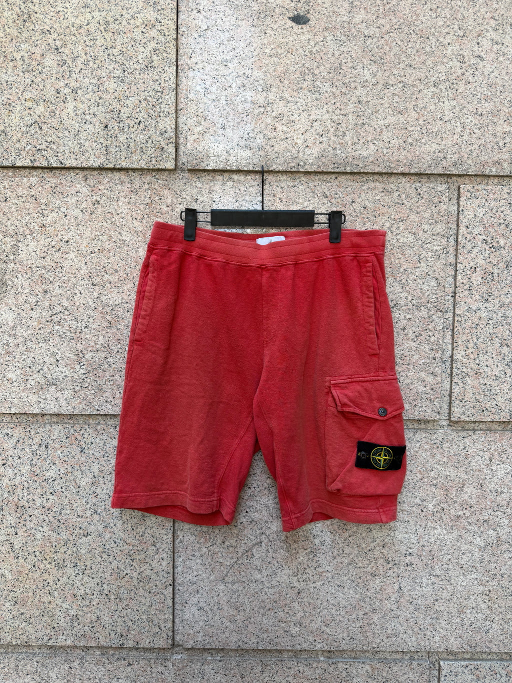 Stone Island Short Cotton Red - L (USED)