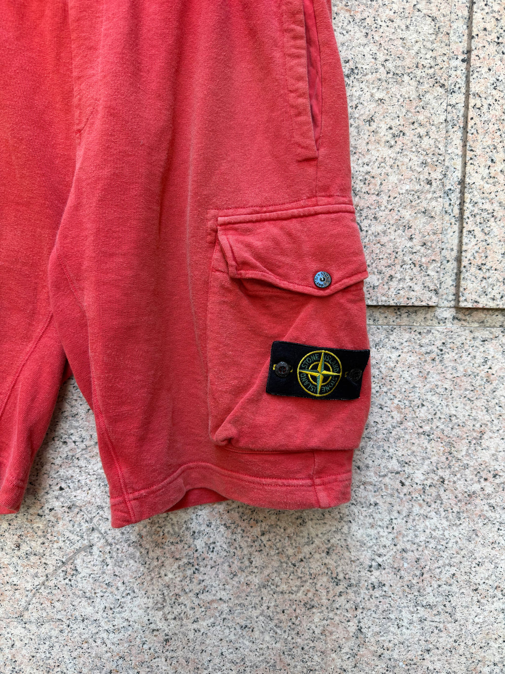 Stone Island Short Cotton Red - L (USED)