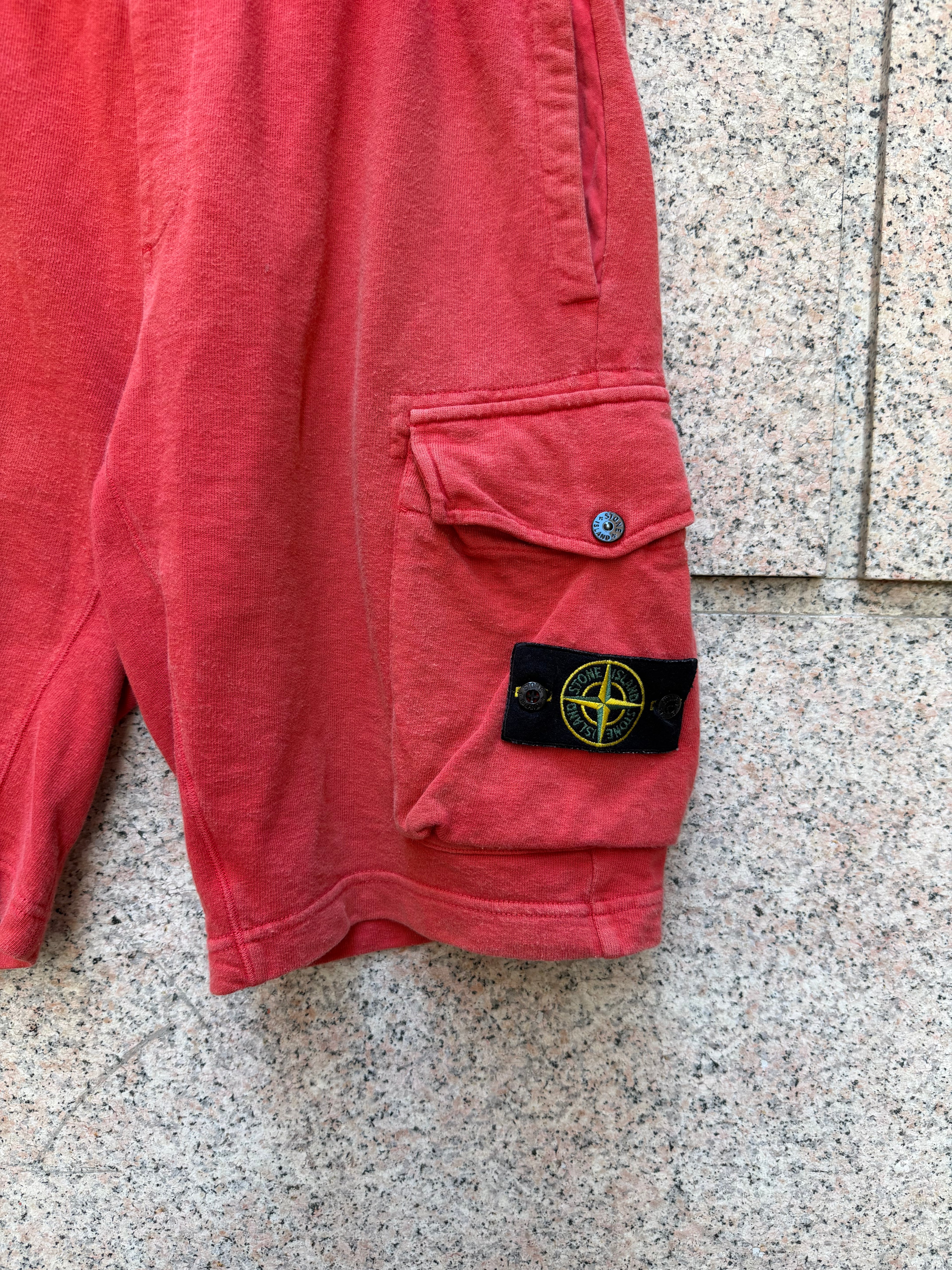 Stone Island Short Cotton Red - L (USED)