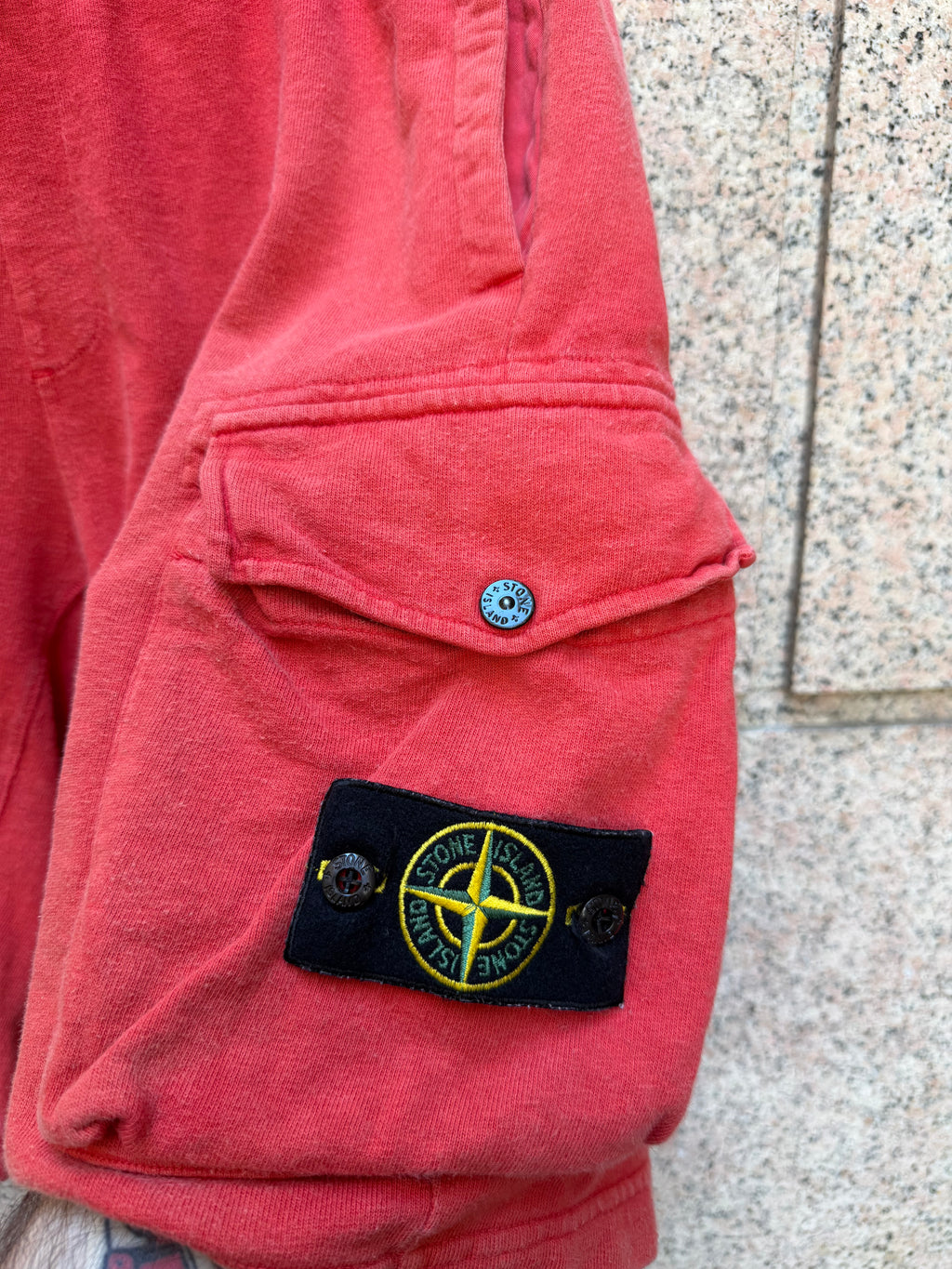 Stone Island Short Cotton Red - L (USED)