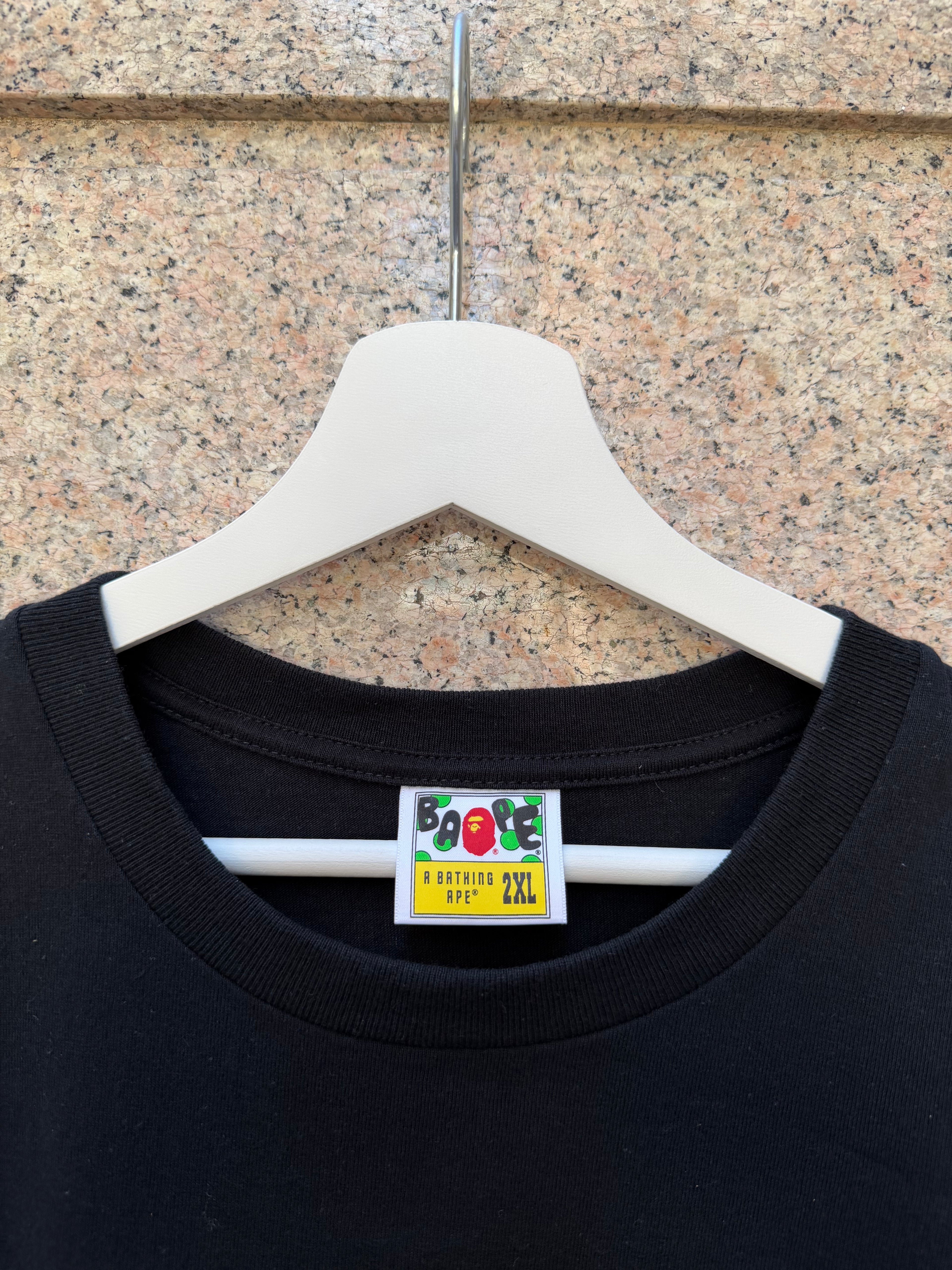 A Bathing Ape Bape X Squid Game Big Head Black T-Shirt - XXL (USED)