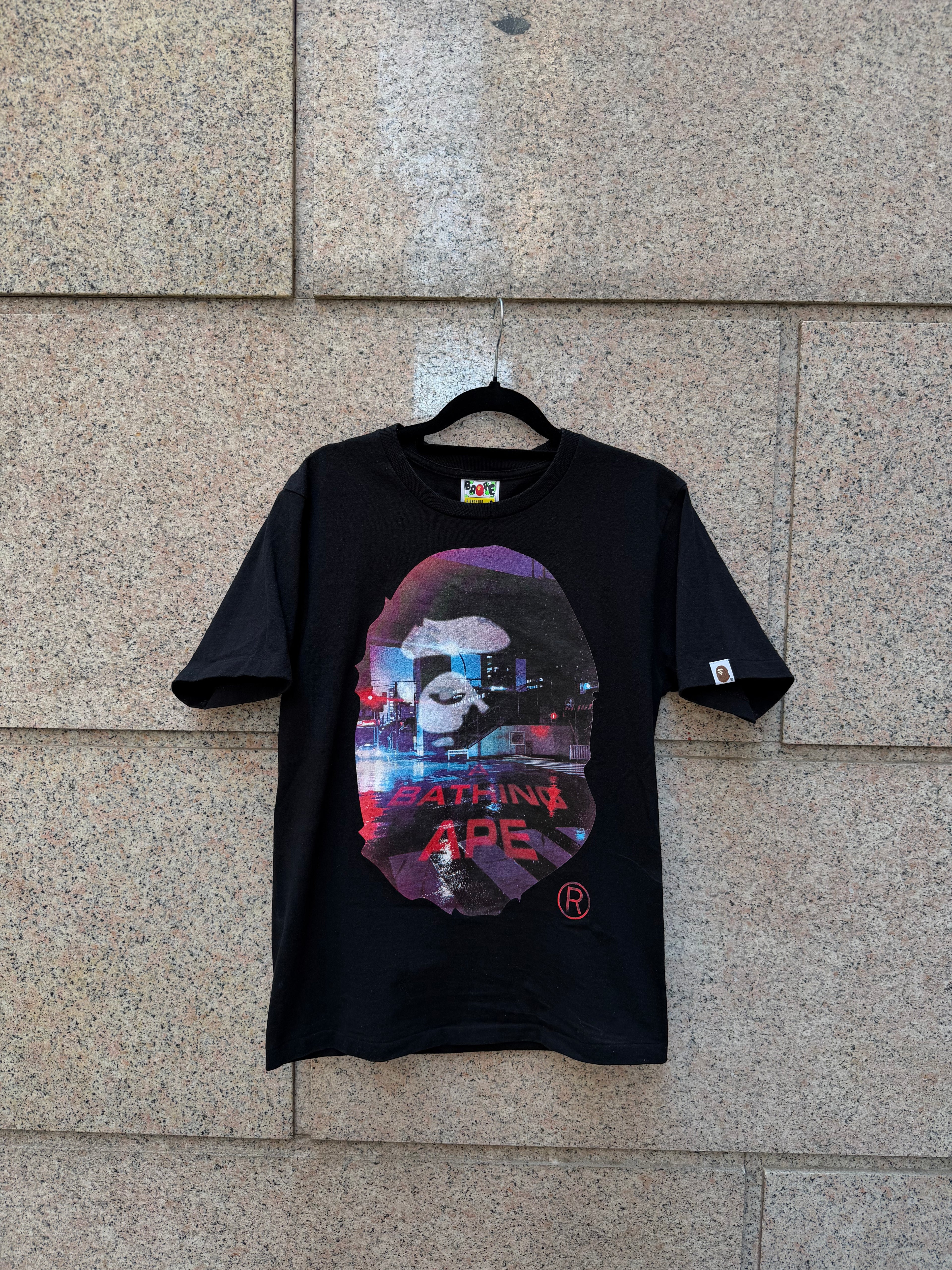 A Bathing Ape Bape Big Head City T-Shirt - S (USED)