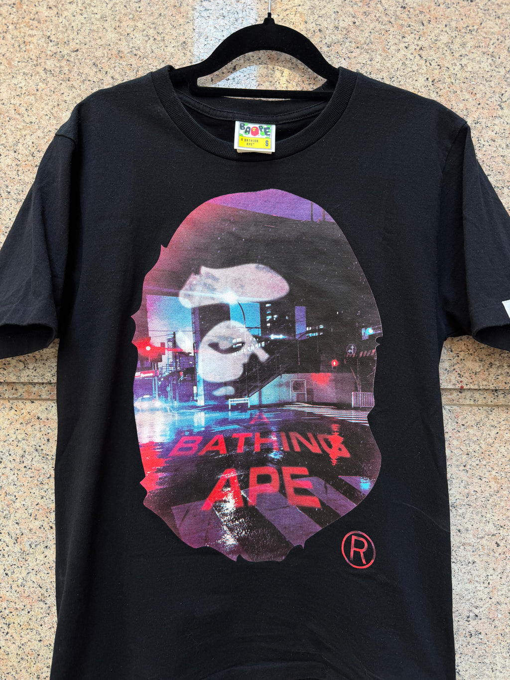 A Bathing Ape Bape Big Head City T-Shirt - S (USED)