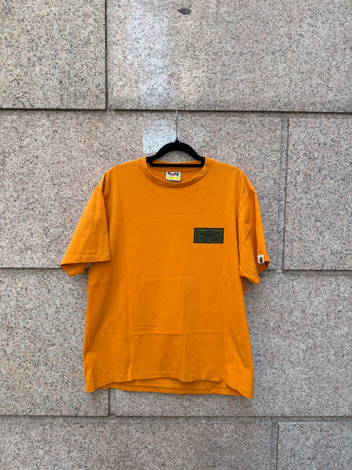 A Bathing Ape Bape Hunting Orange T-Shirt - L (USED)