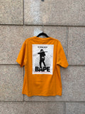 A Bathing Ape Bape Hunting Orange T-Shirt - L (USED)