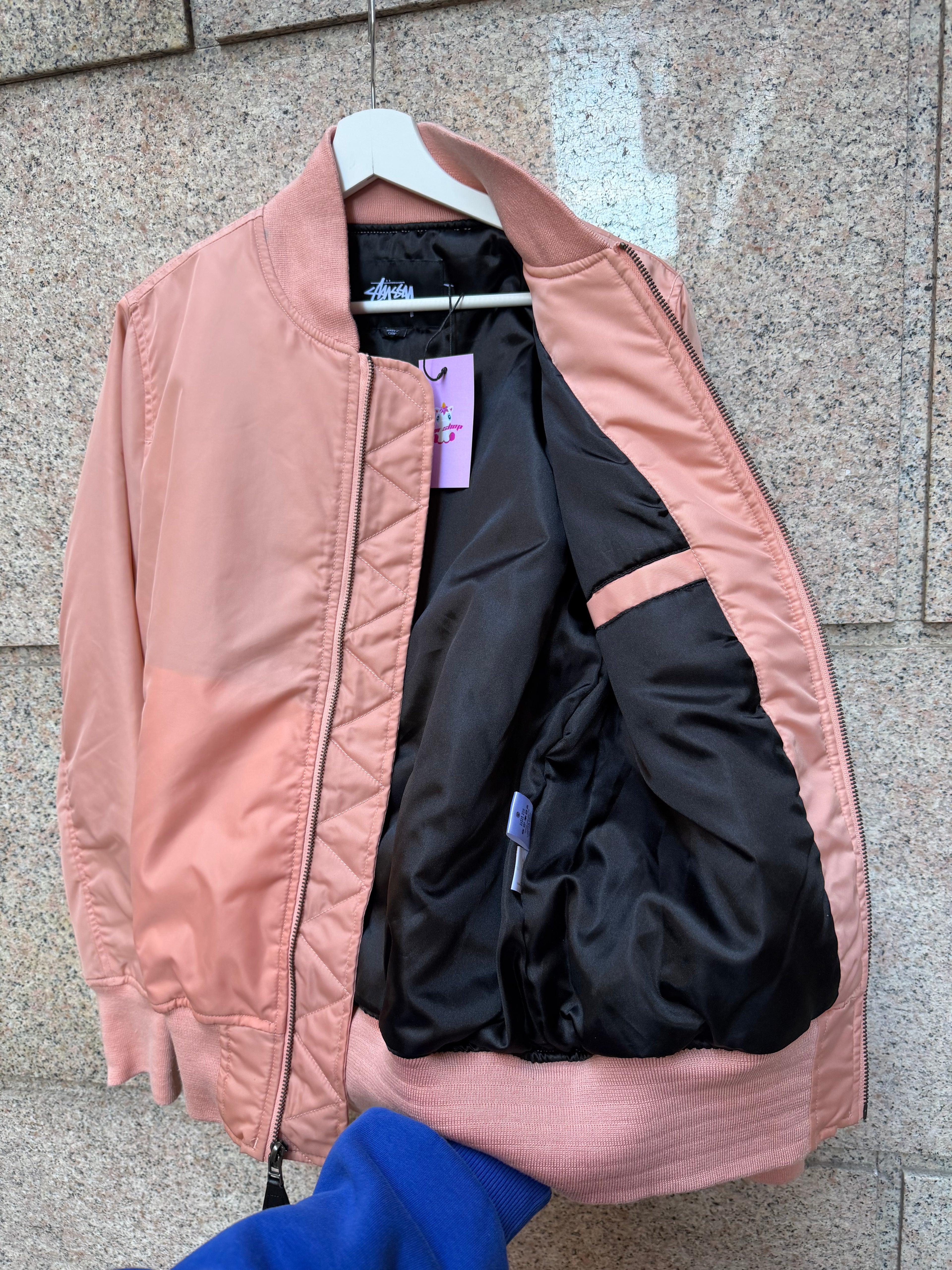 Stussy Bomber Pink - S (USED)