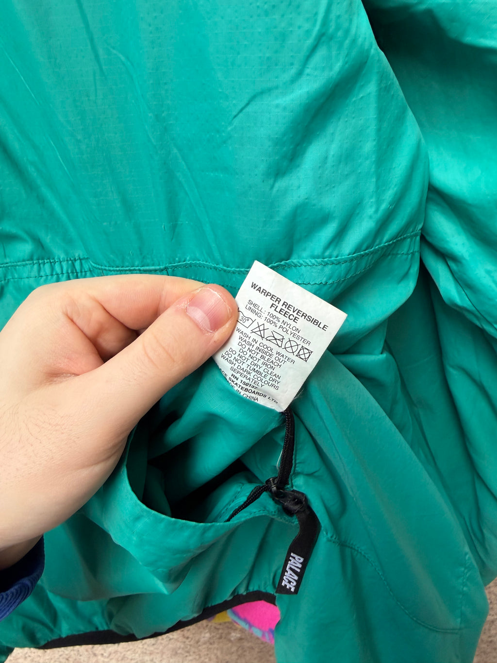 Palace Warper Reversibile Fleece - L (USED)