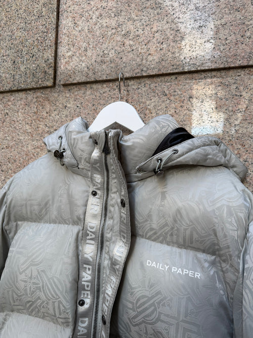 Daily Paper Puffer Silver - XL (USED)