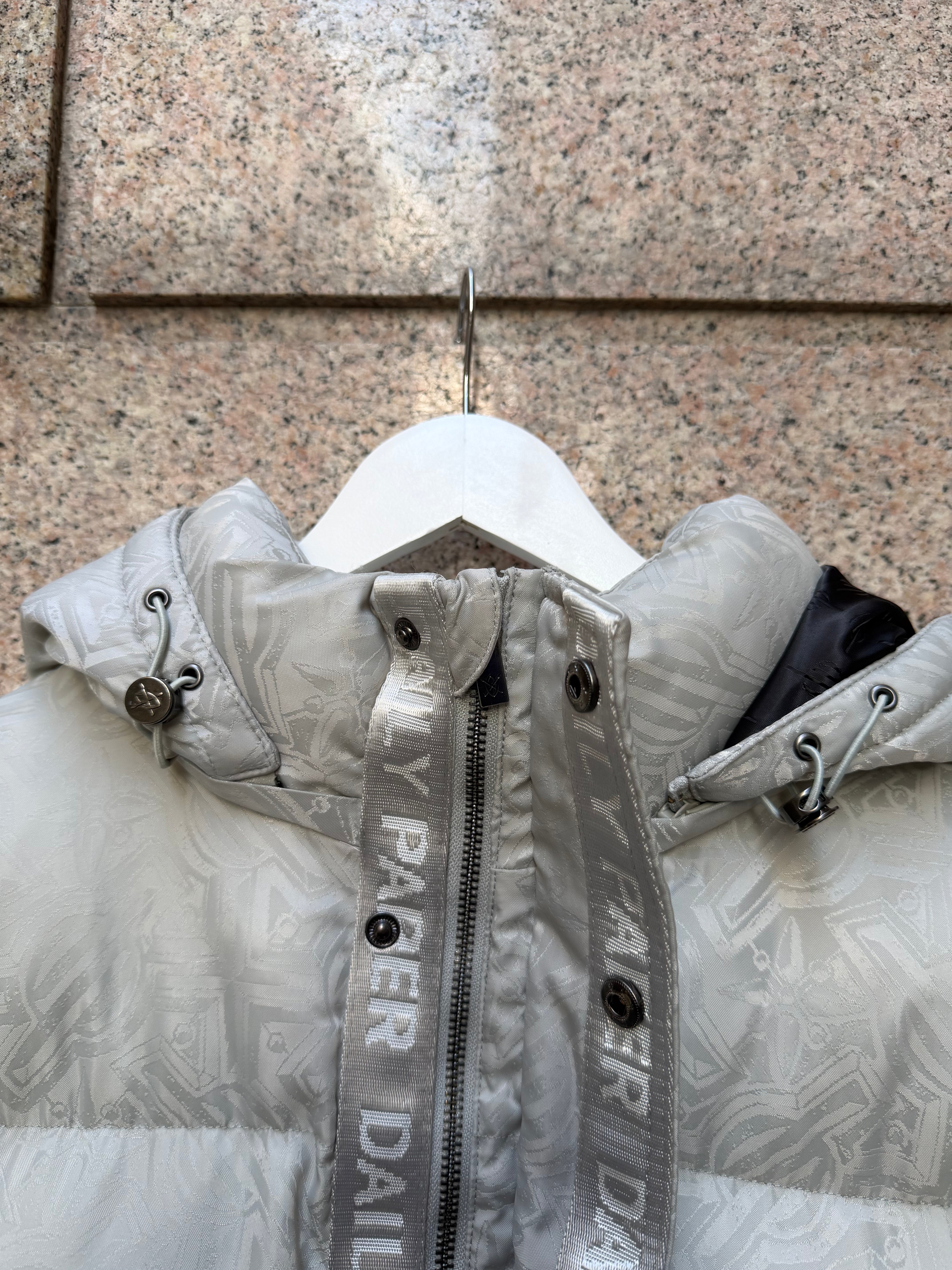 Daily Paper Puffer Silver - XL (USED)