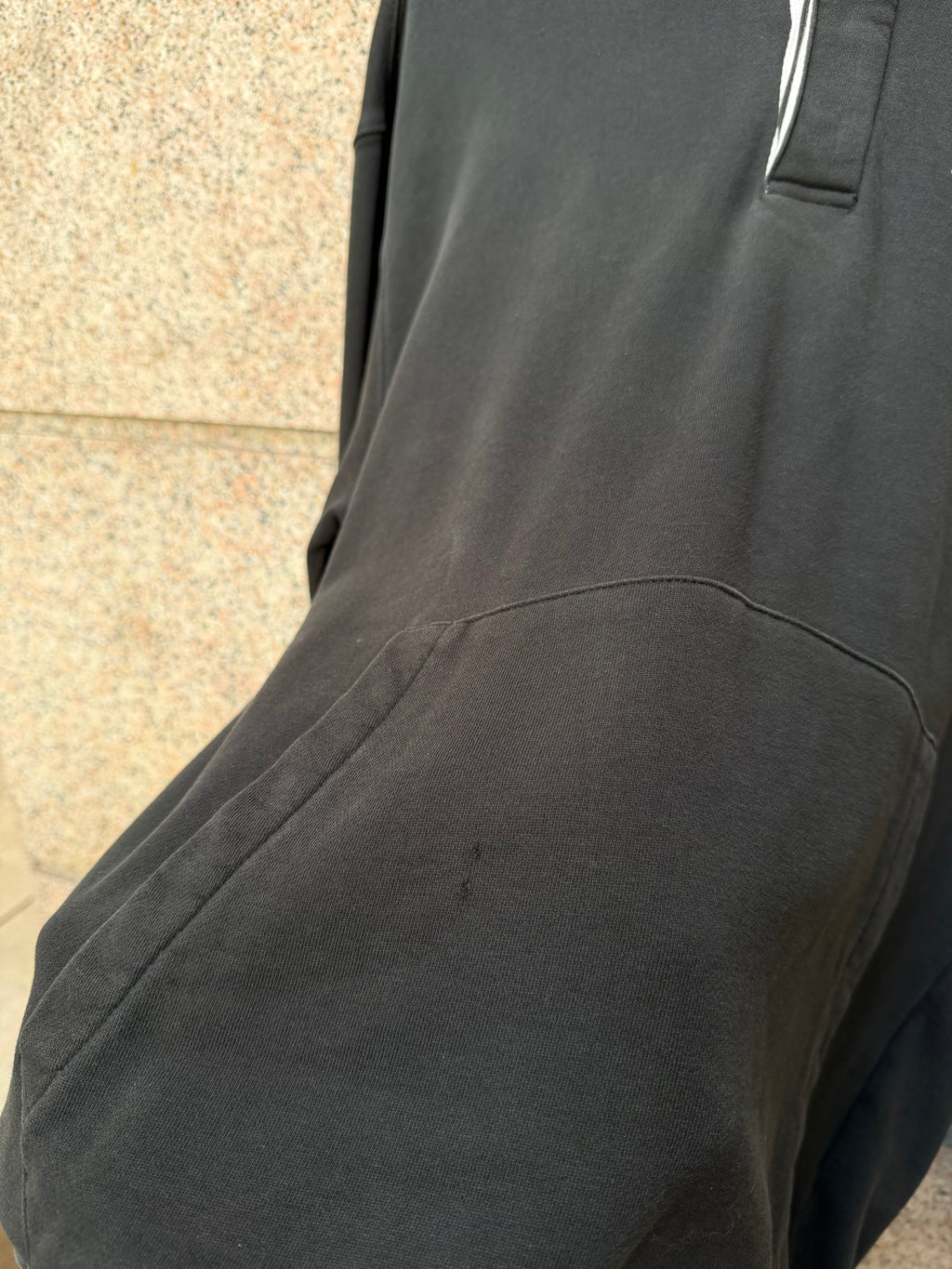 Palace P - Rib Black Hoodie - L (USED)