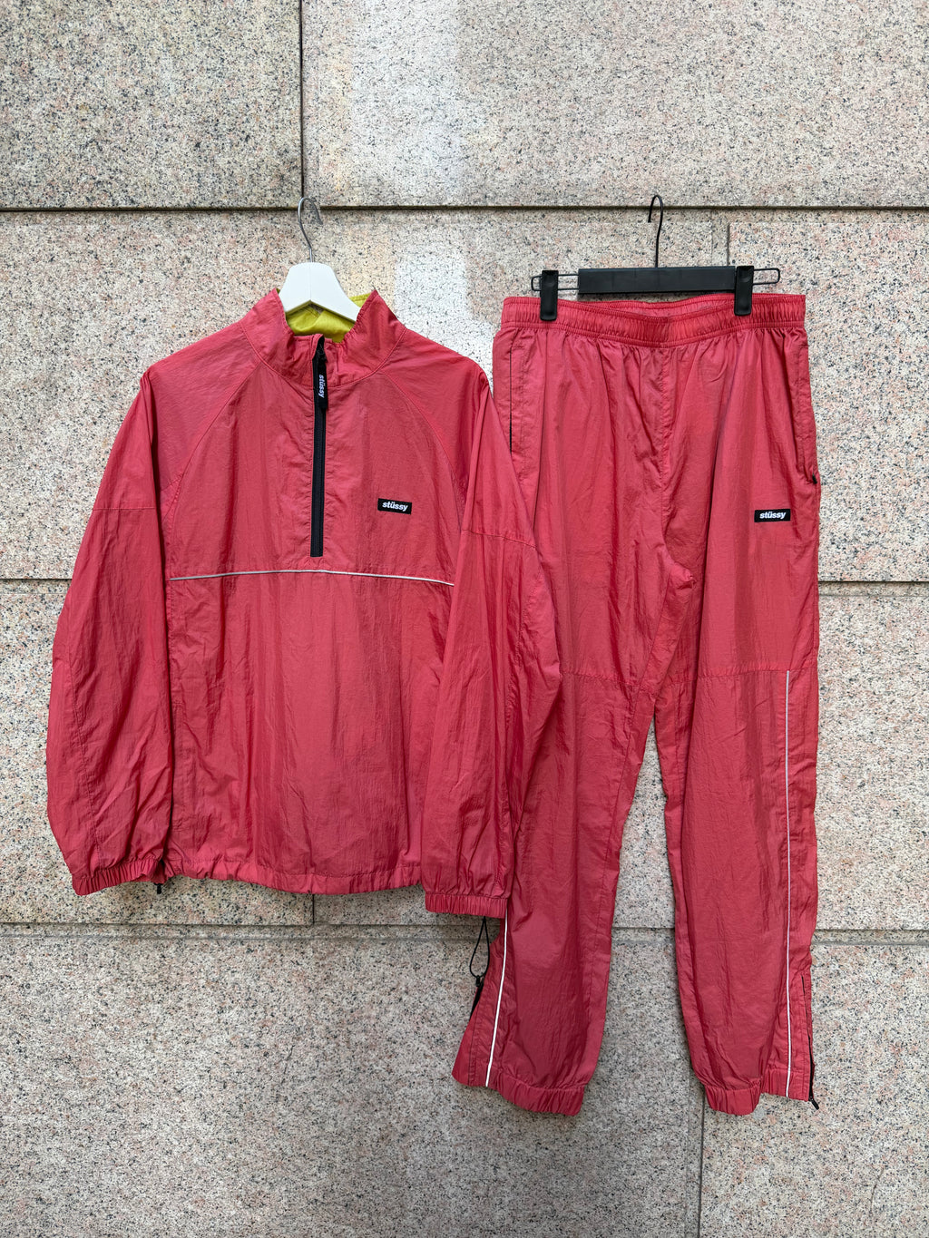 Stussy Tracksuit Completa Nylon Red - S (USED)