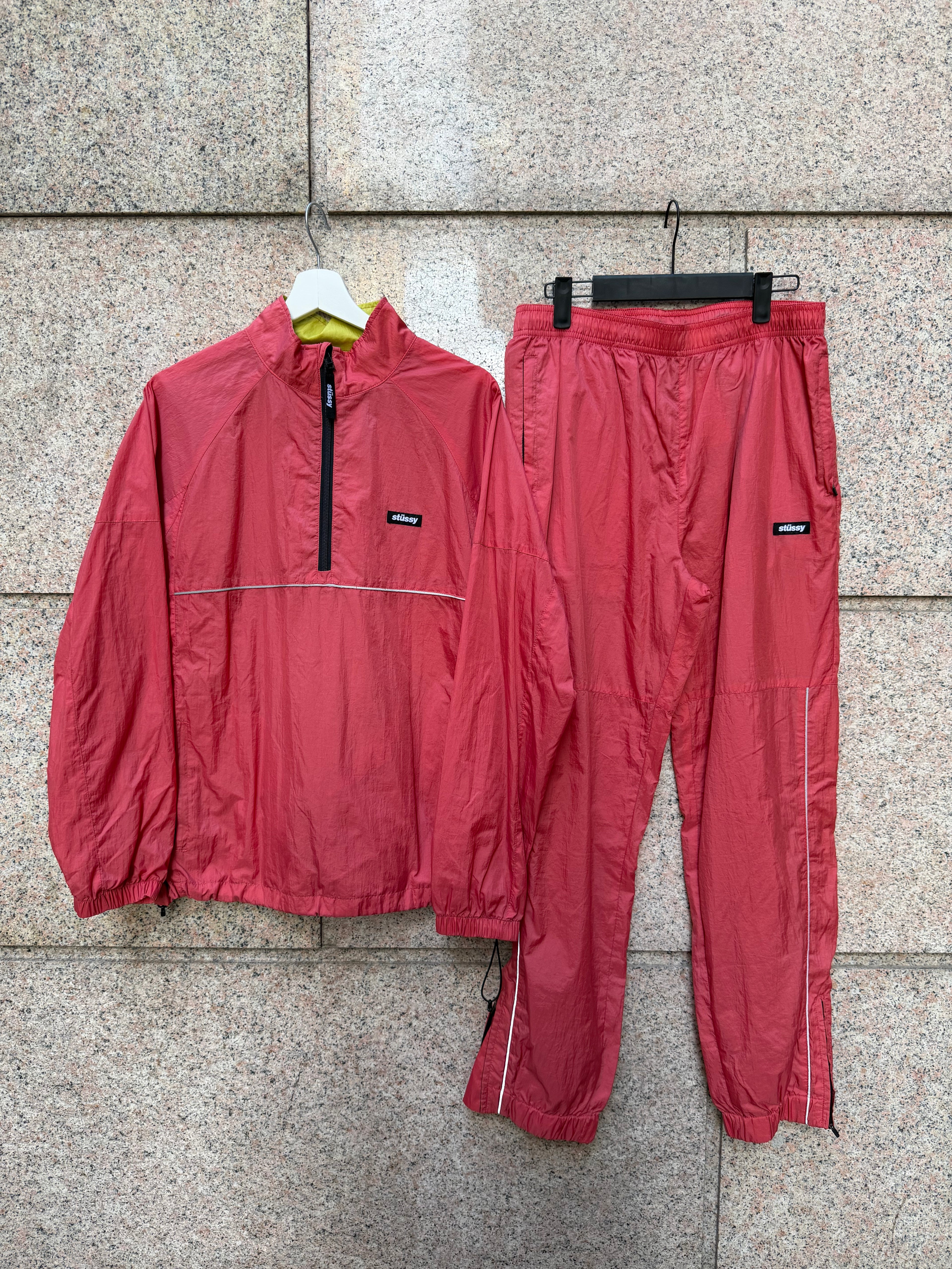Stussy Tracksuit Completa Nylon Red - S (USED)