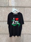 Vlone I Love Atl Black Tee  - L (USED)