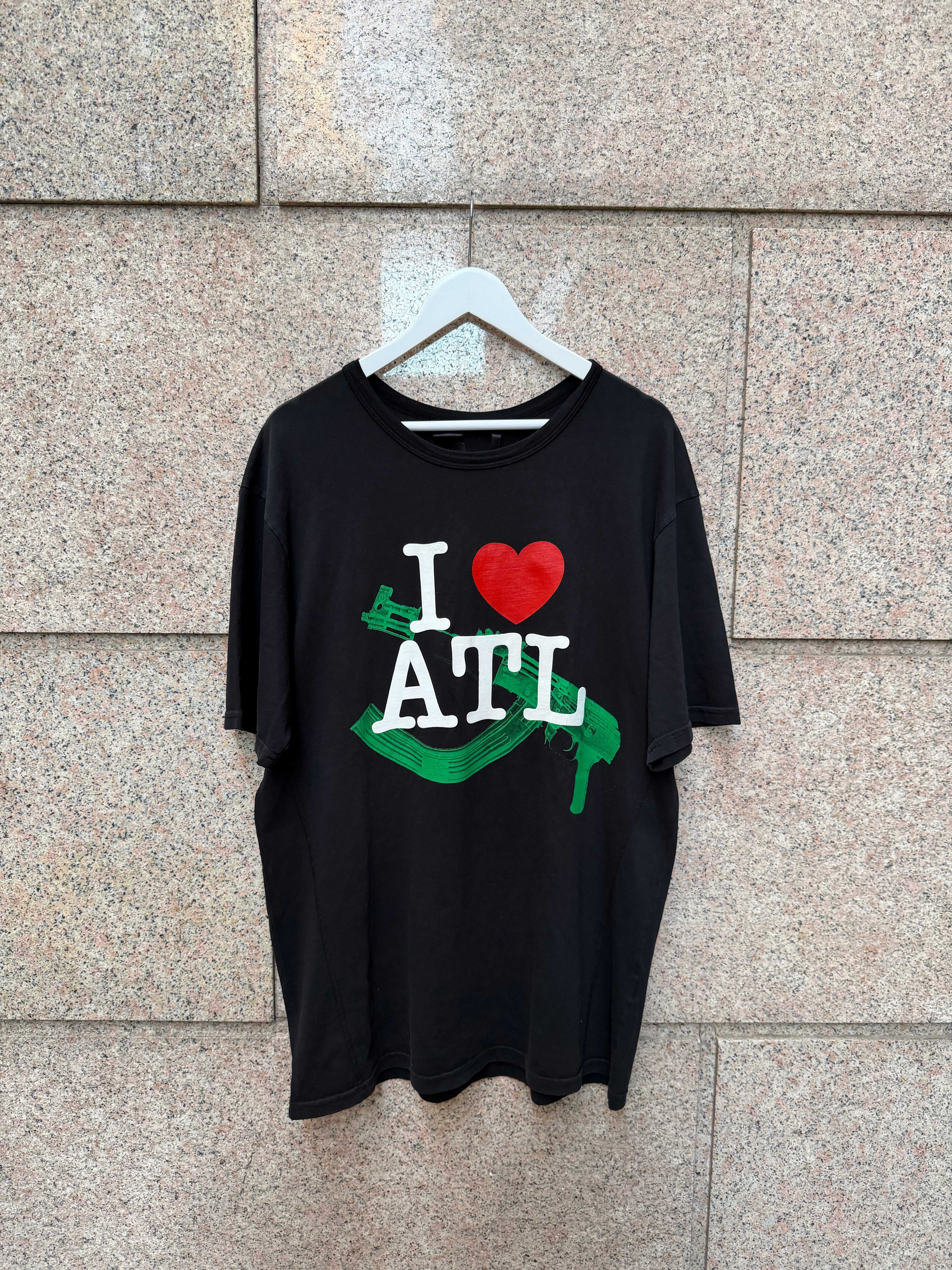 Vlone I Love Atl Black Tee  - L (USED)