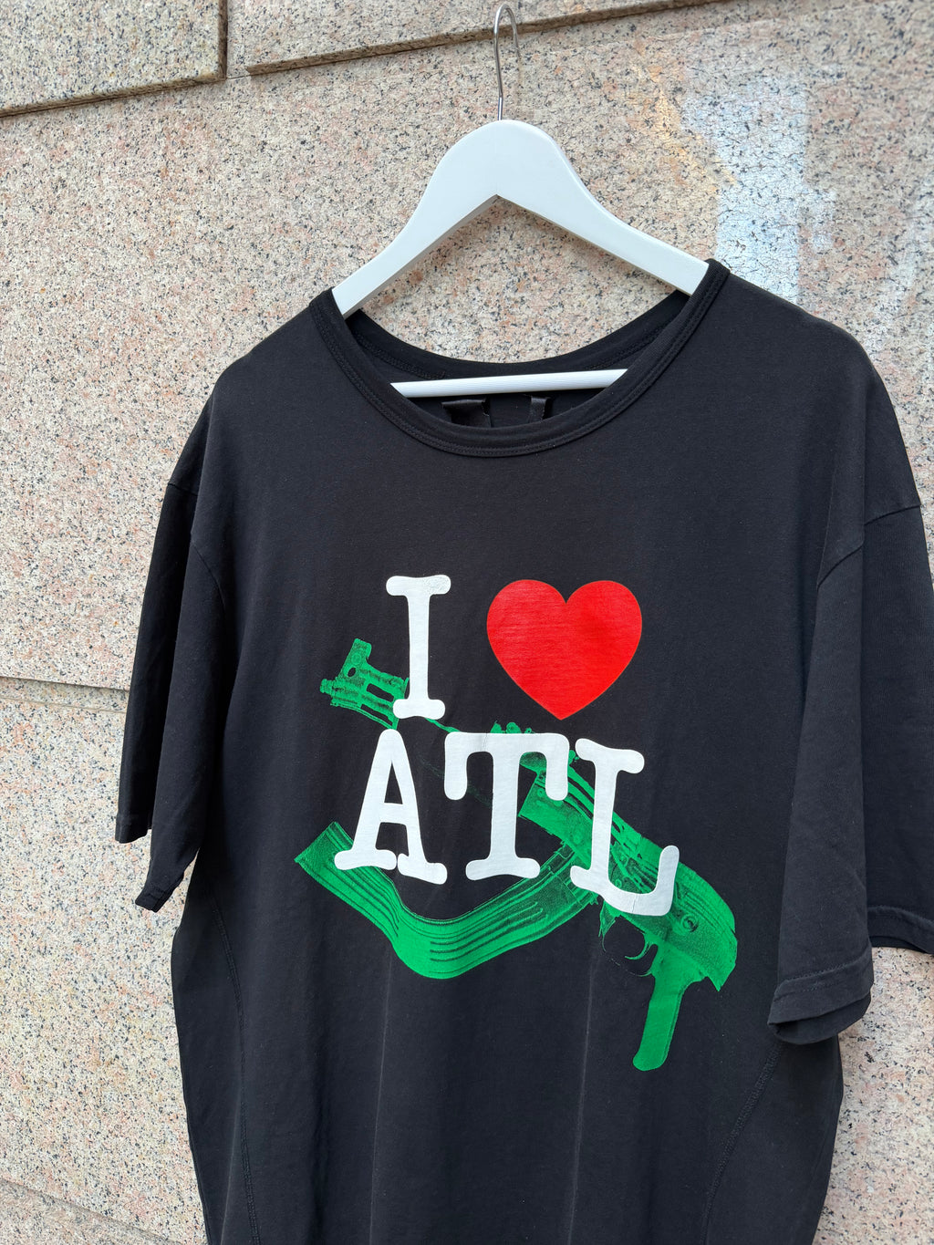 Vlone I Love Atl Black Tee  - L (USED)