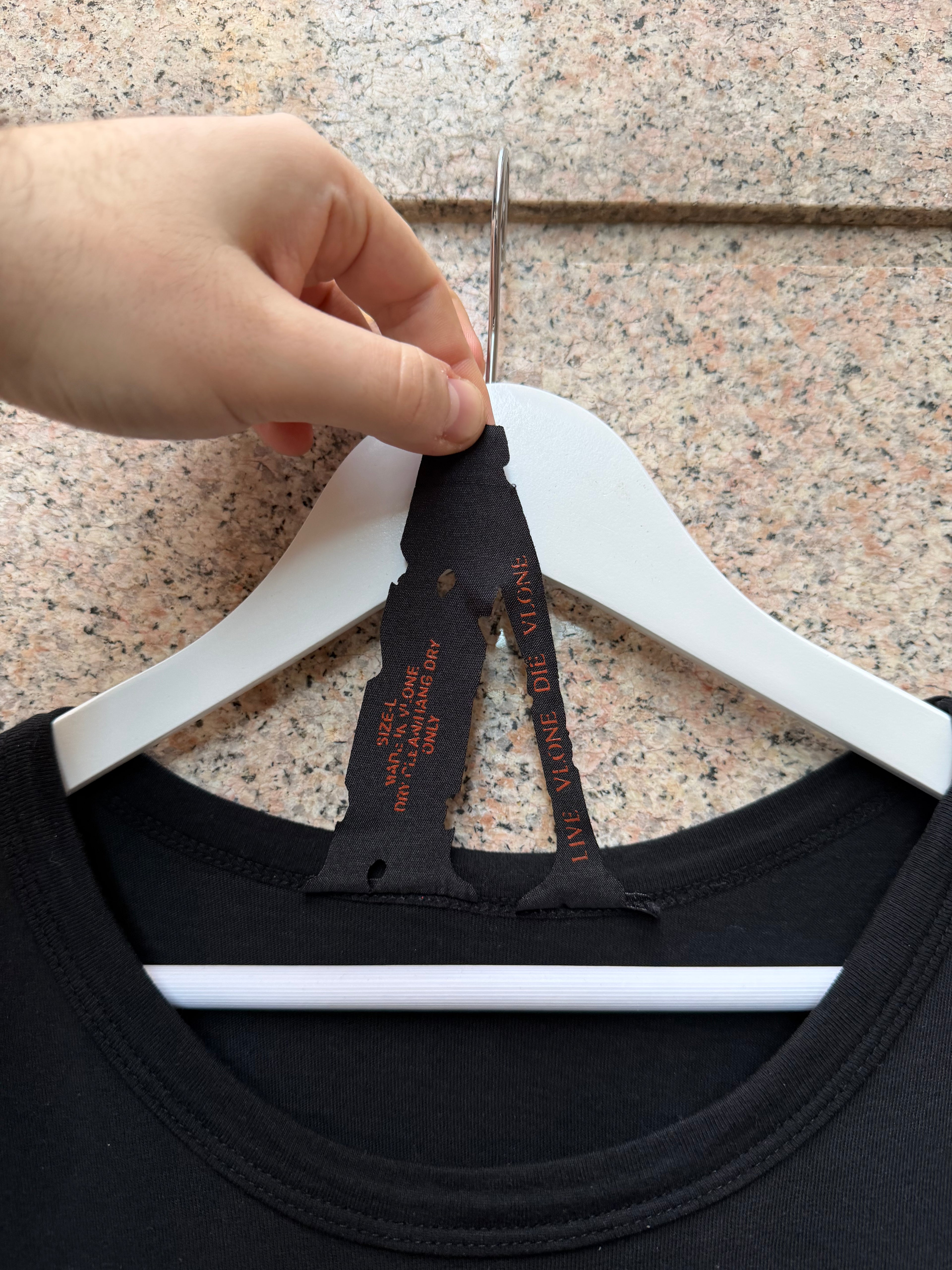 Vlone I Love Atl Black Tee  - L (USED)