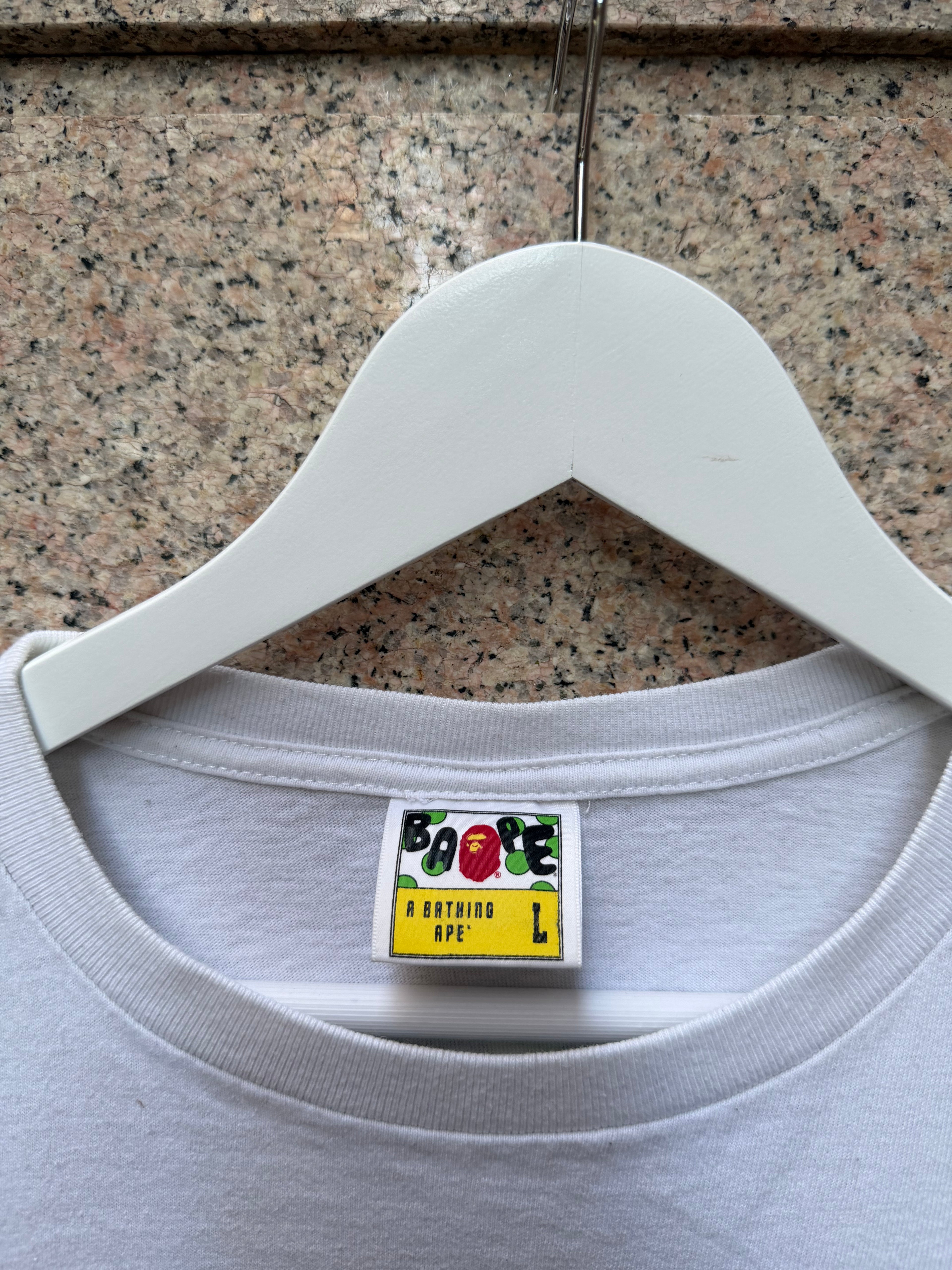 A Bathing Ape Bape Big Head Multi Star - L (USED)